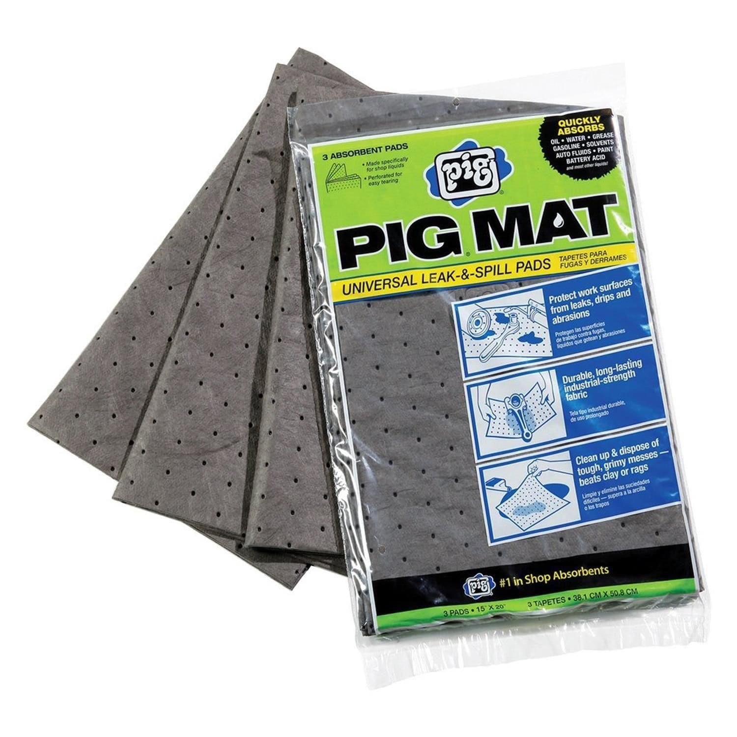 OIL-DRI L91006 Universal Medium Duty Oil Absorbent Pads – Bonded, 30” X 150’ Roll, PIG MAT