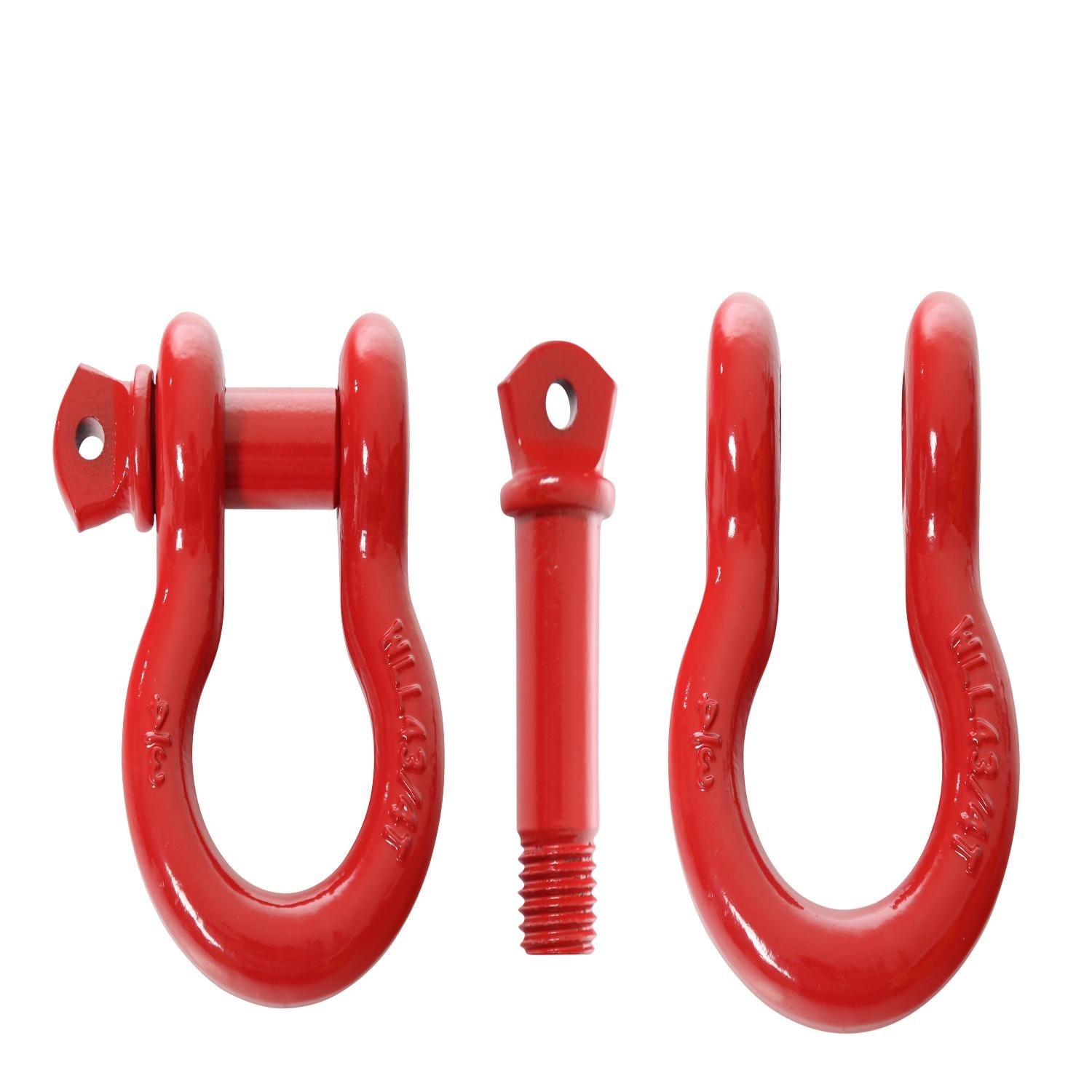 Overland Vehicle Systems Red Steel Powder Coated Gloss 3/4in Pin 4