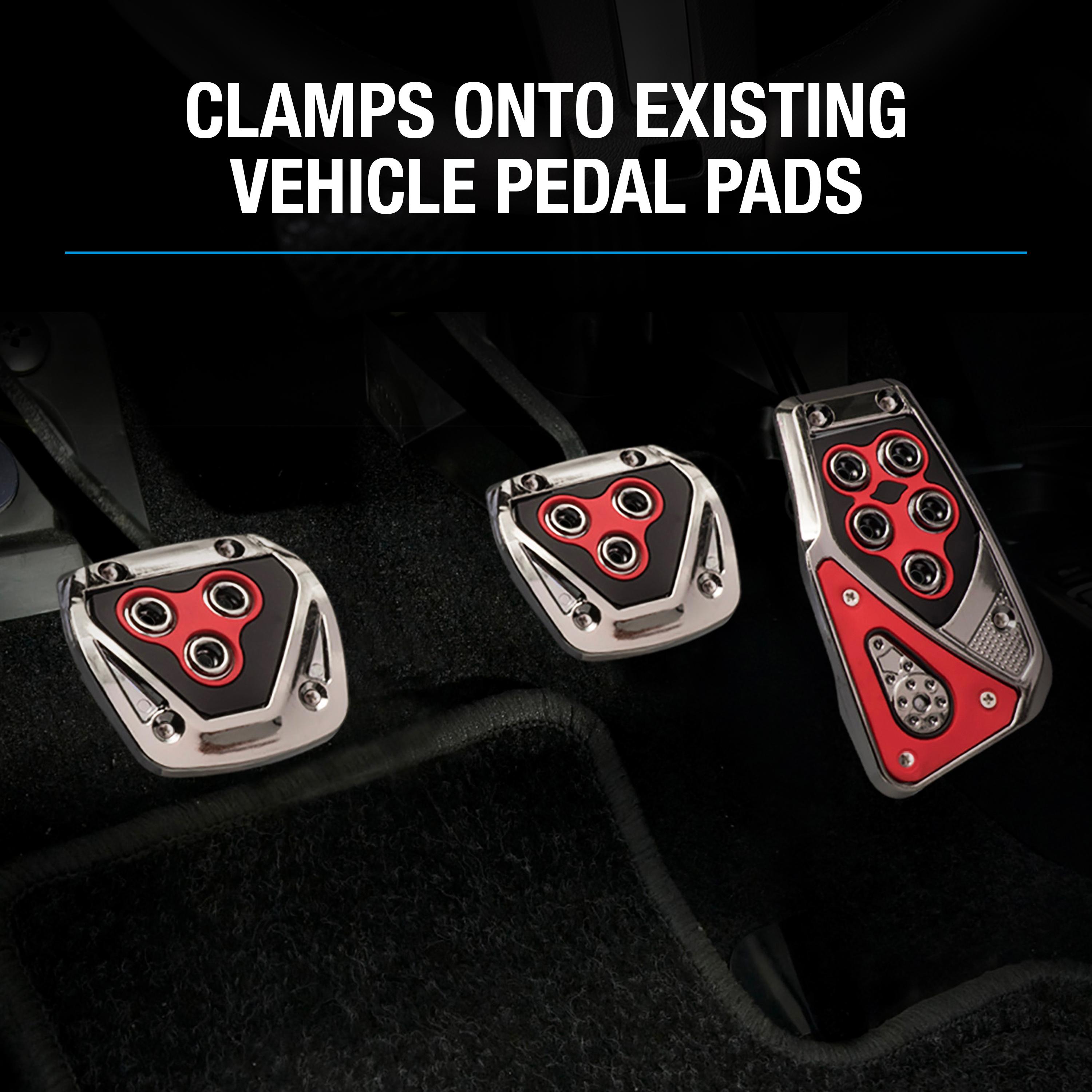 Type S Red Pedal Pad with Shift Knob Combo Kit | AutoZone