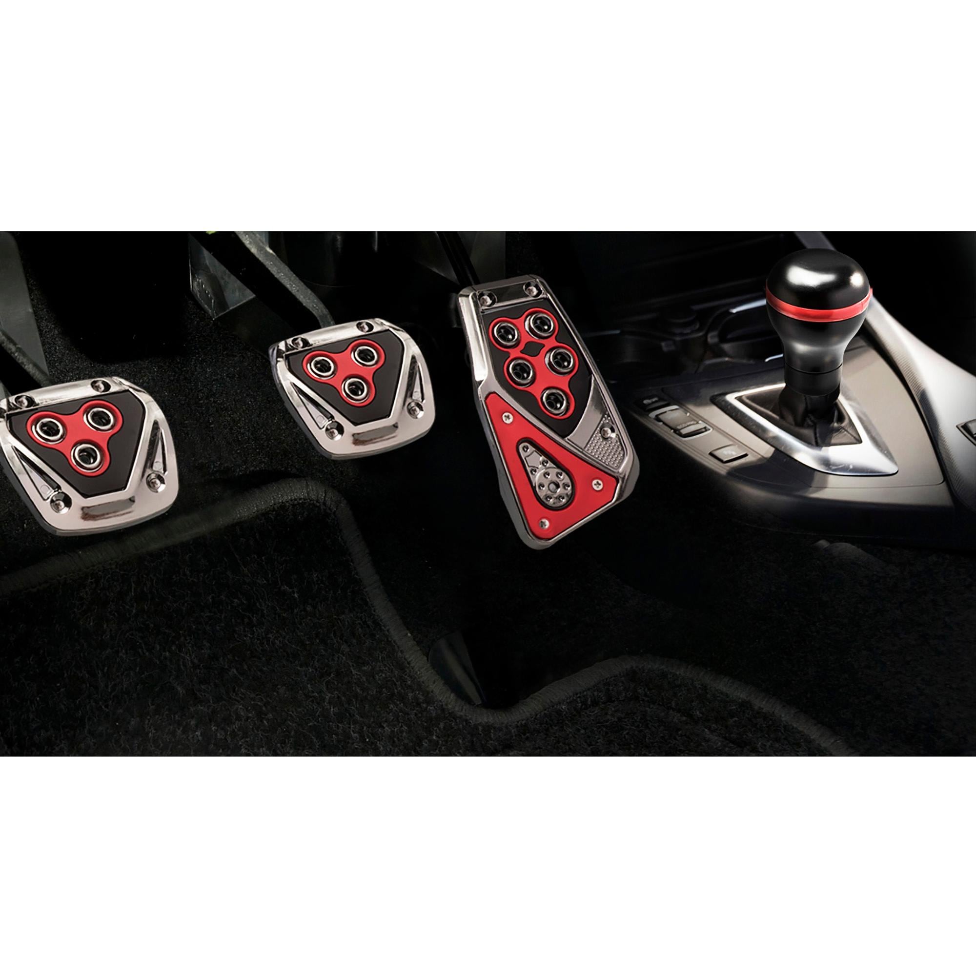 Type S Red Pedal Pad with Shift Knob Combo Kit | AutoZone