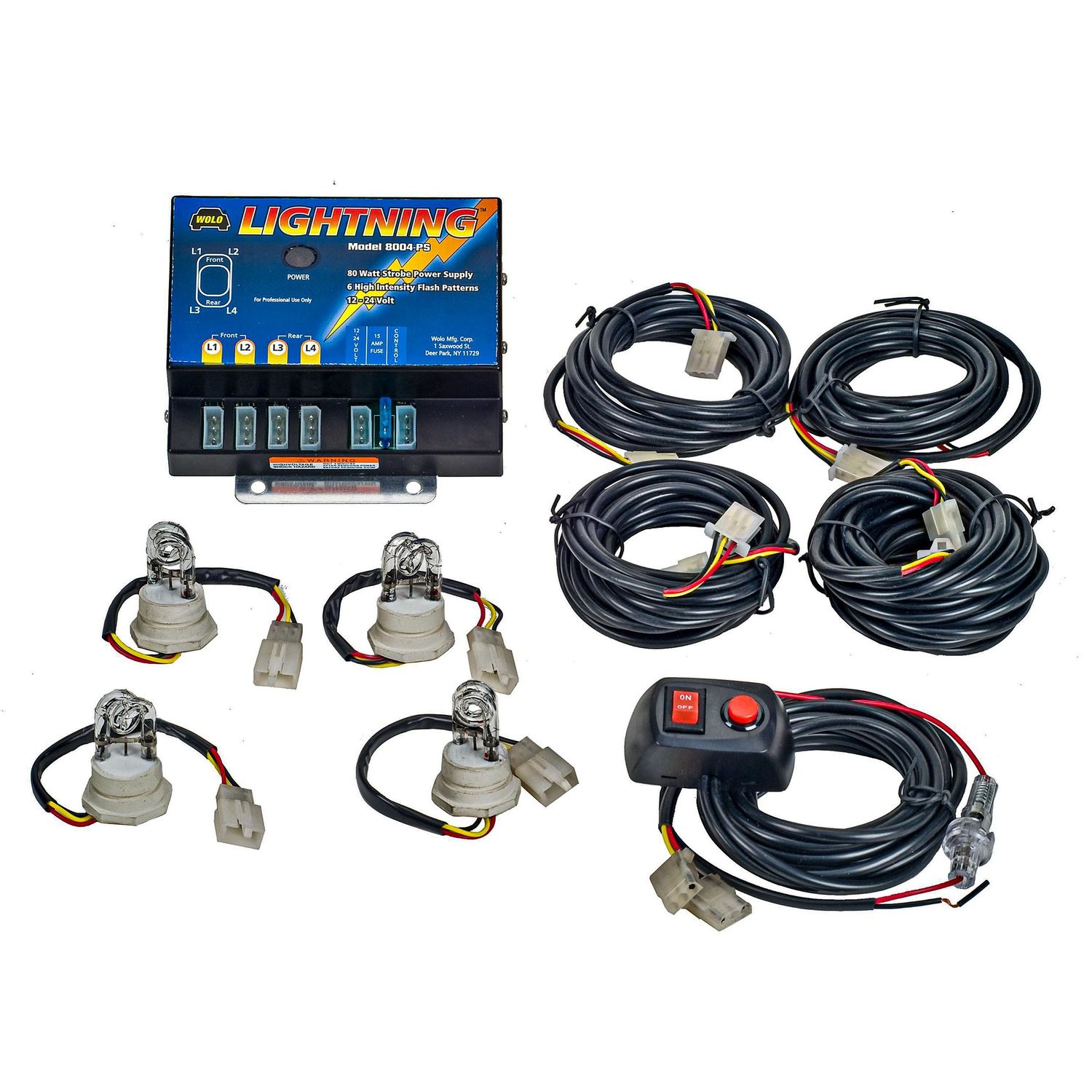 Wolo Clear Lightning Strobe Light Kit for Kia