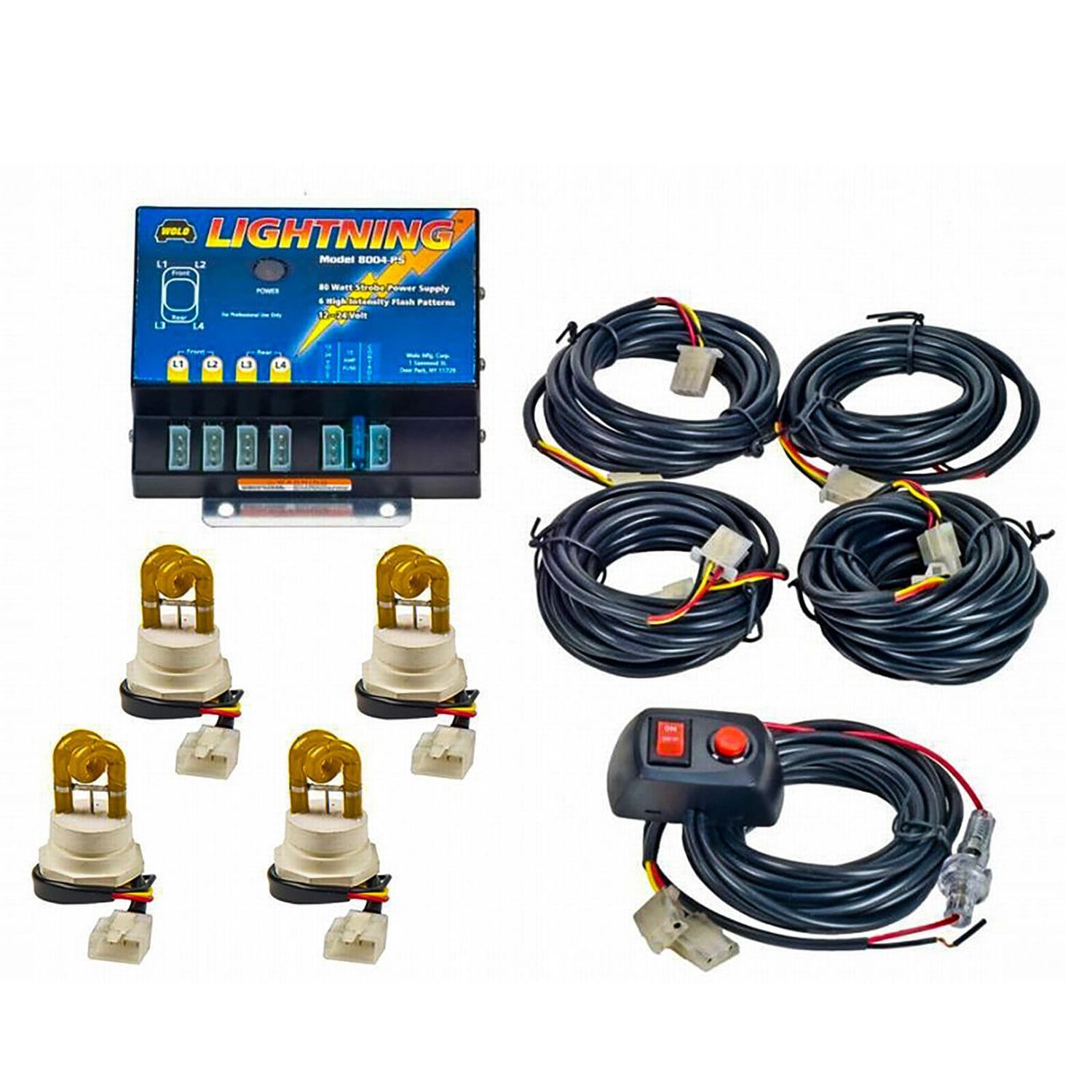 Wolo Amber Lightning Strobe Light Kit for Kia