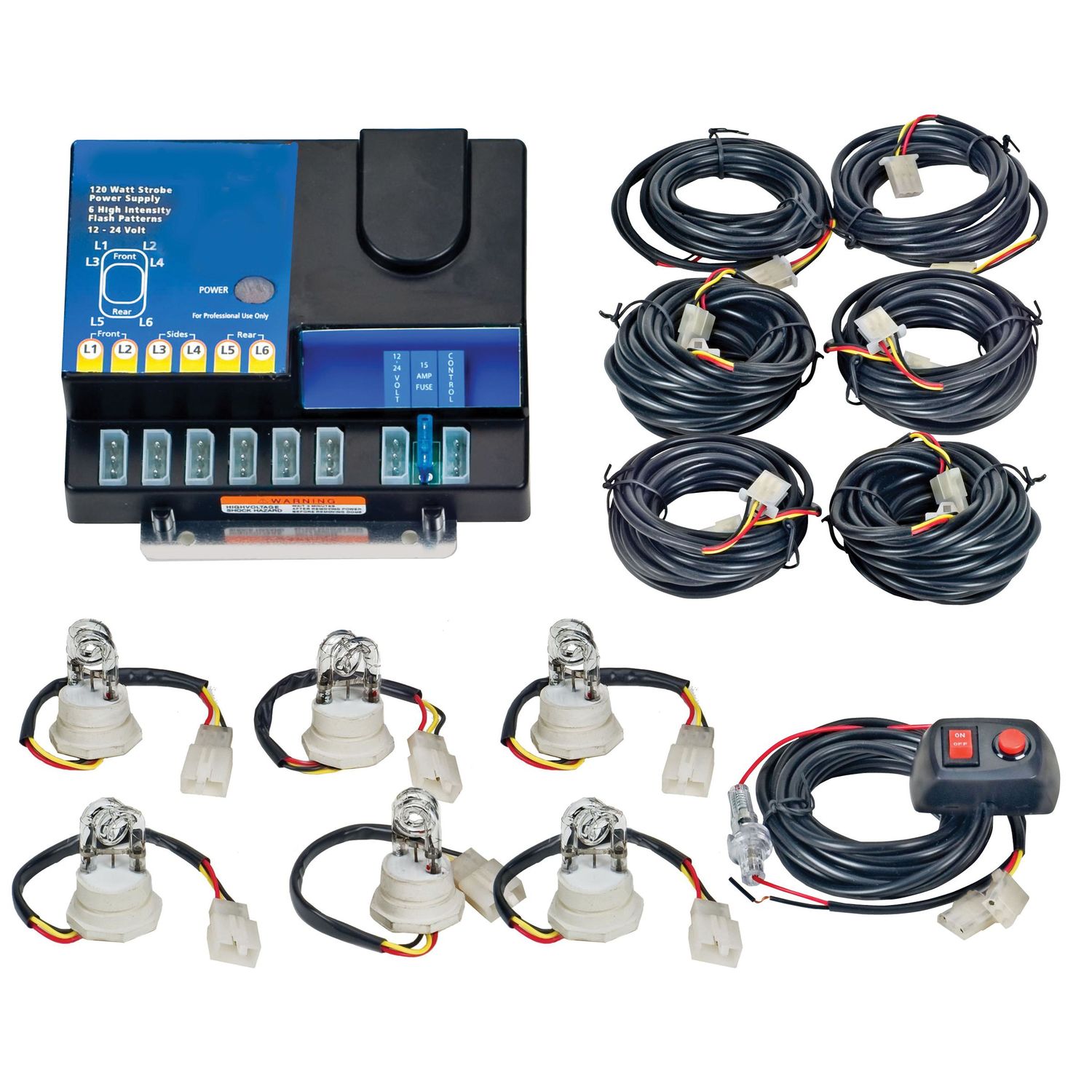 Wolo Clear Lightning Plus Strobe Light Kit for Kia