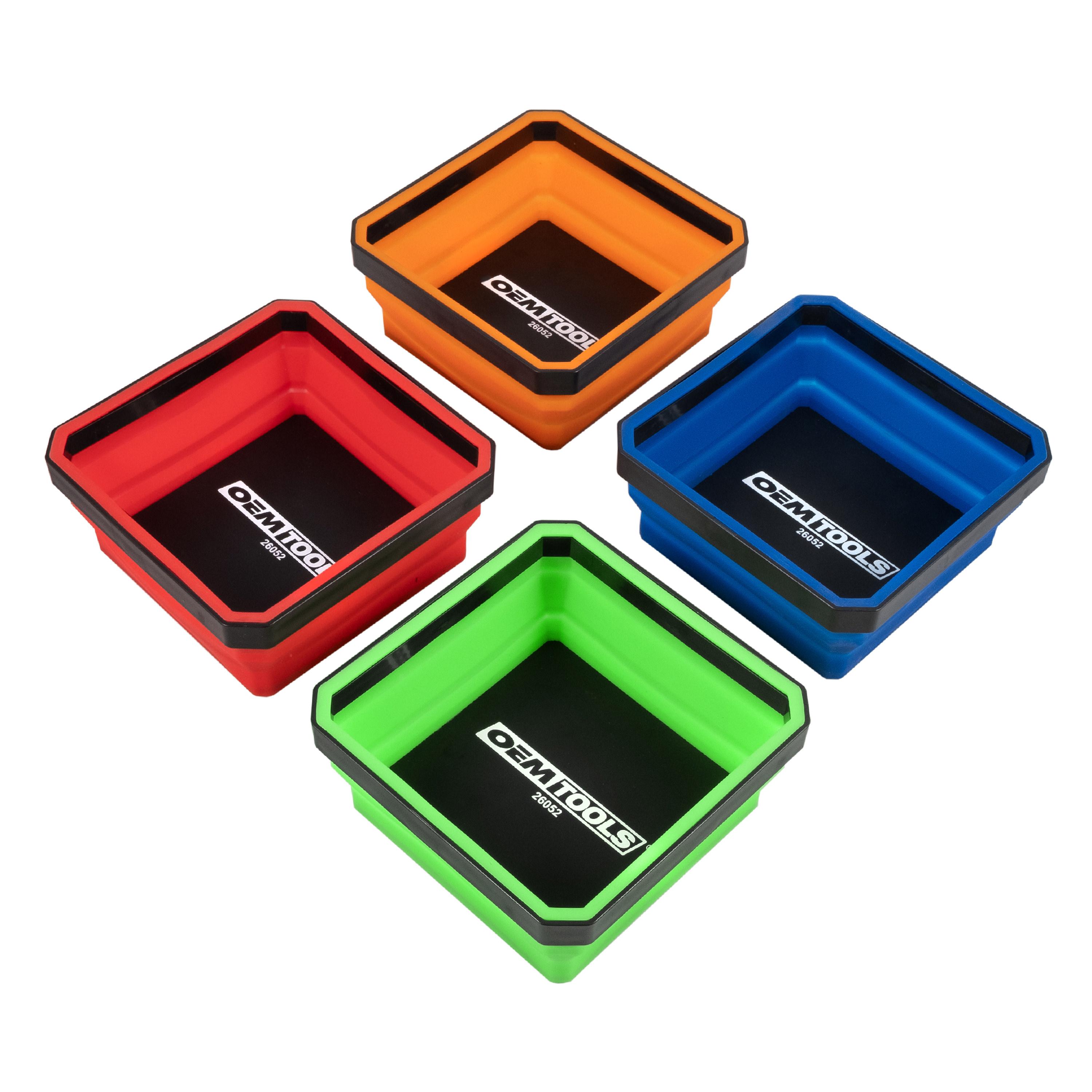 OEMTOOLS Magnetic Foldable Trays Pack 4 Piece | AutoZone
