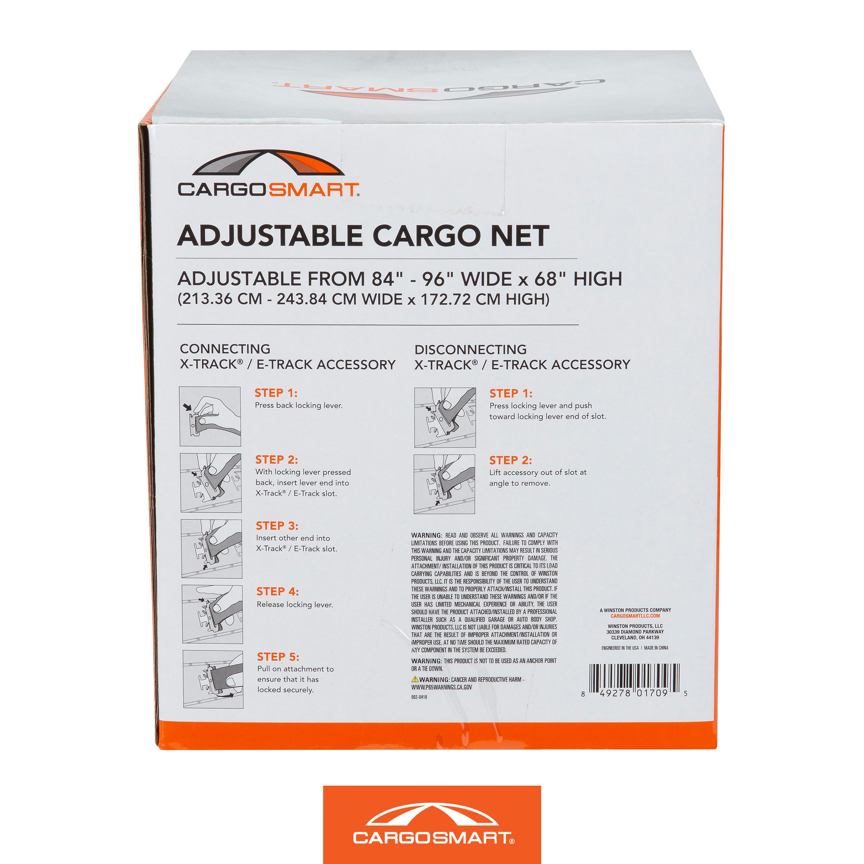 CargoSmart 84in. To 96in. X 68in. Adjustable Cargo Net | AutoZone
