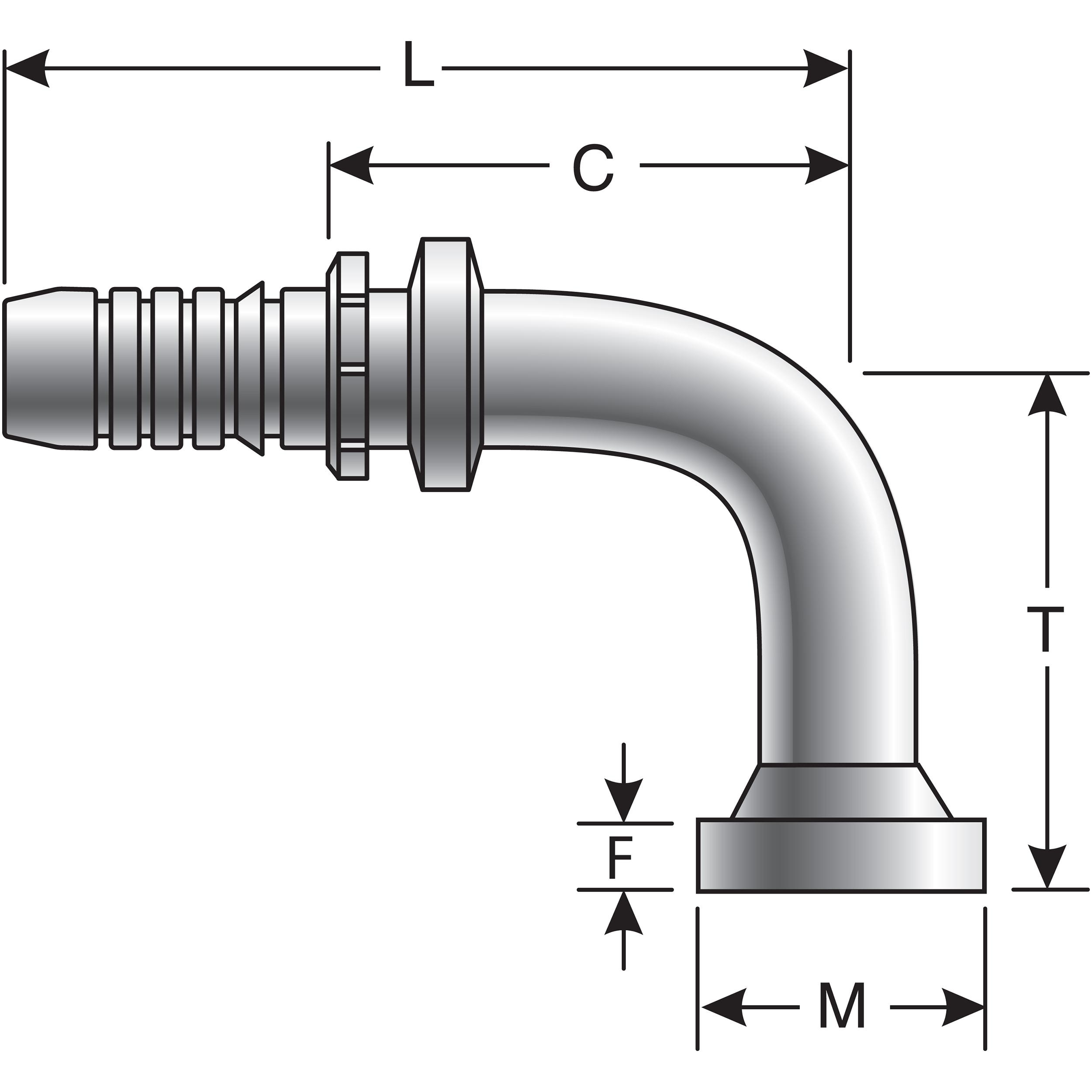 Gates GlobalSpiral Hydraulic Coupling / Adapter G20315-1620