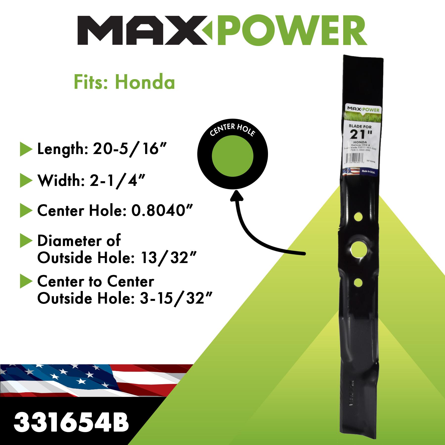 MaxPower 21 in Mower Blade 331654B | AutoZone