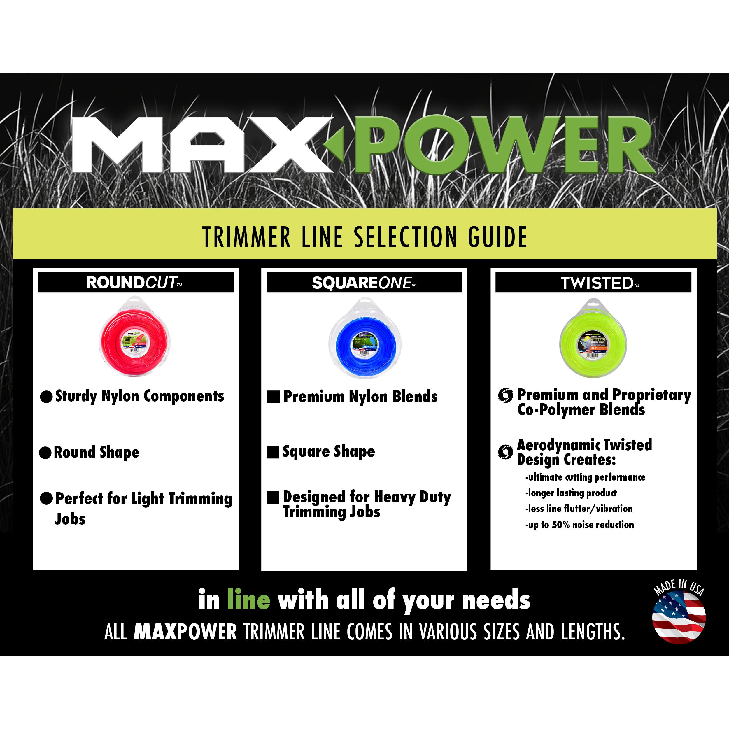 MaxPower .095 in. Twisted Trimmer Line | AutoZone