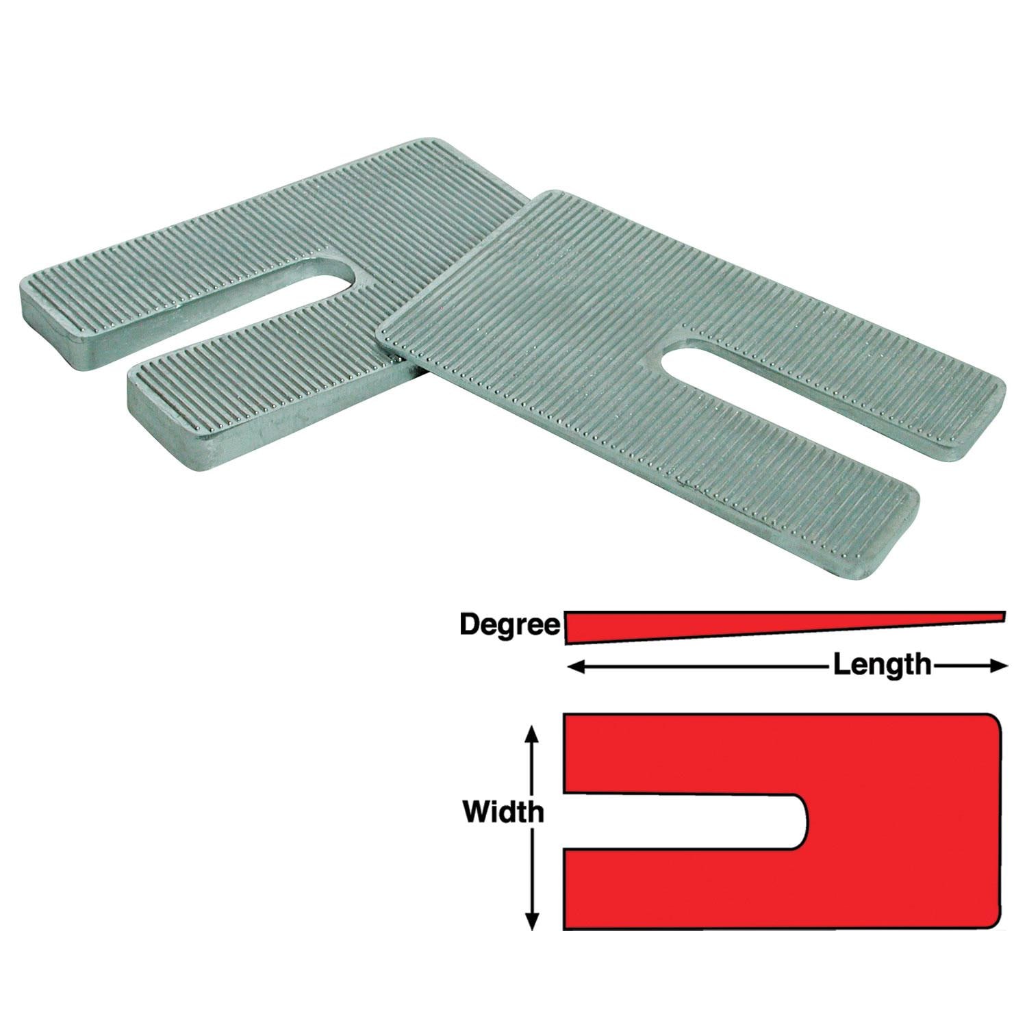 Specialty Products Company 2 1/2in x 5in Zinc Axle Shim 6 Piece