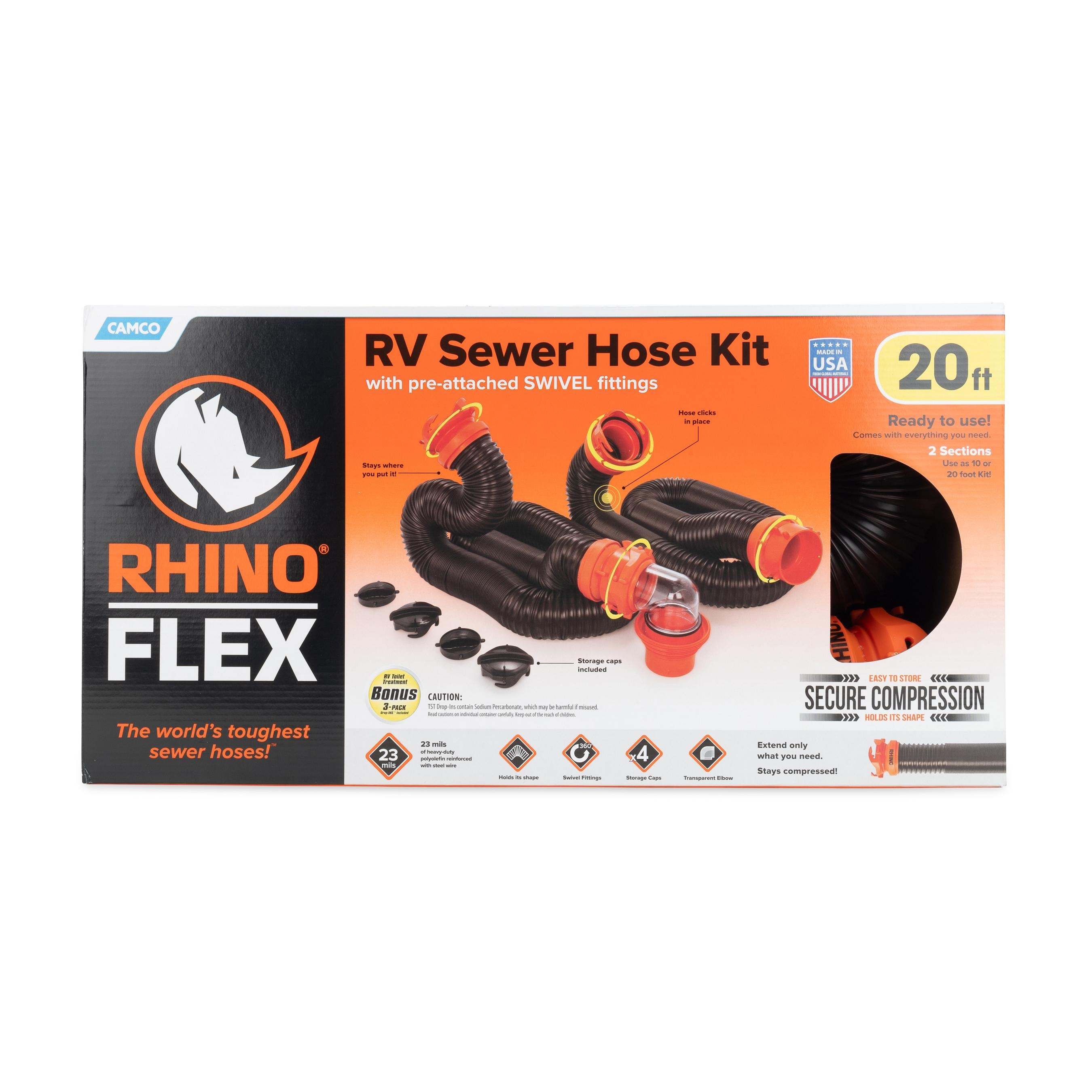 Camco RV Sewer Hose Kit 39741 | AutoZone