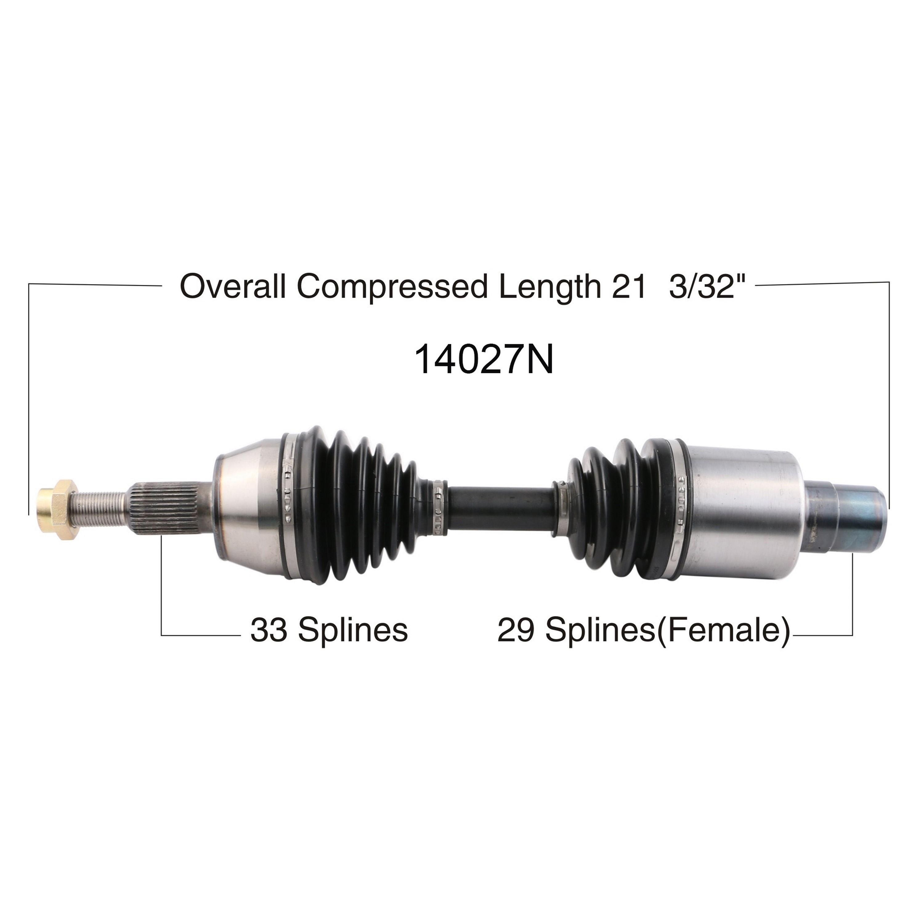 Duralast Gold CV Axle Assembly 14027N | AutoZone