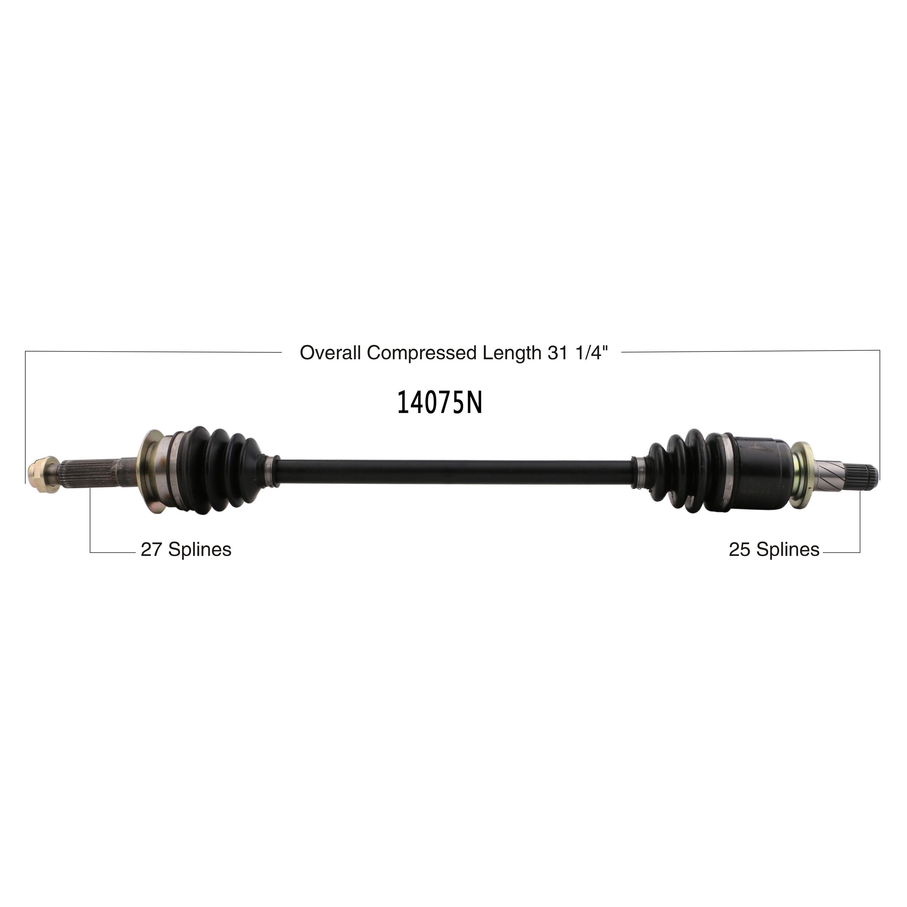 Duralast Gold CV Axle Assembly 14075N | AutoZone
