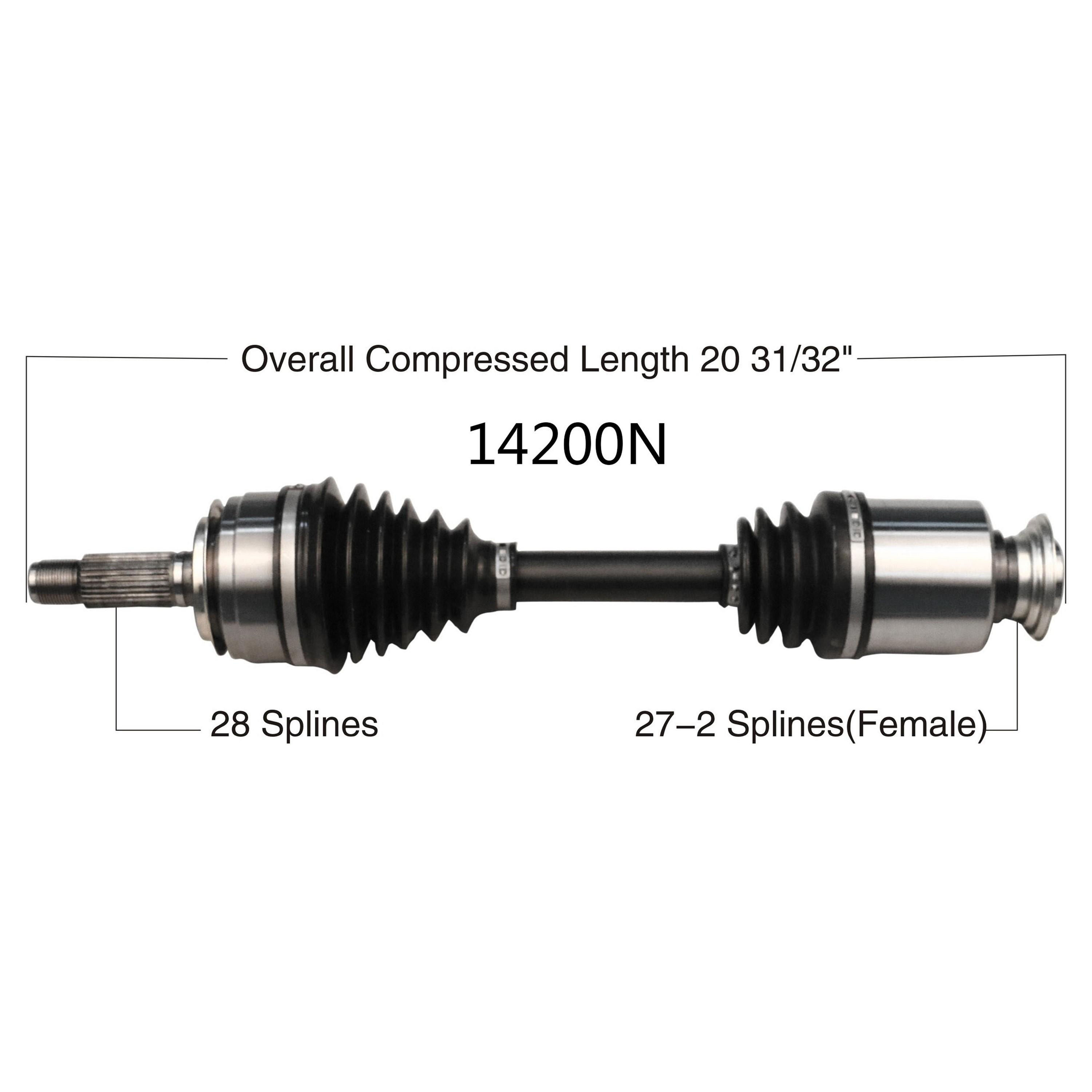 Duralast Gold CV Axle Assembly 14200N | AutoZone