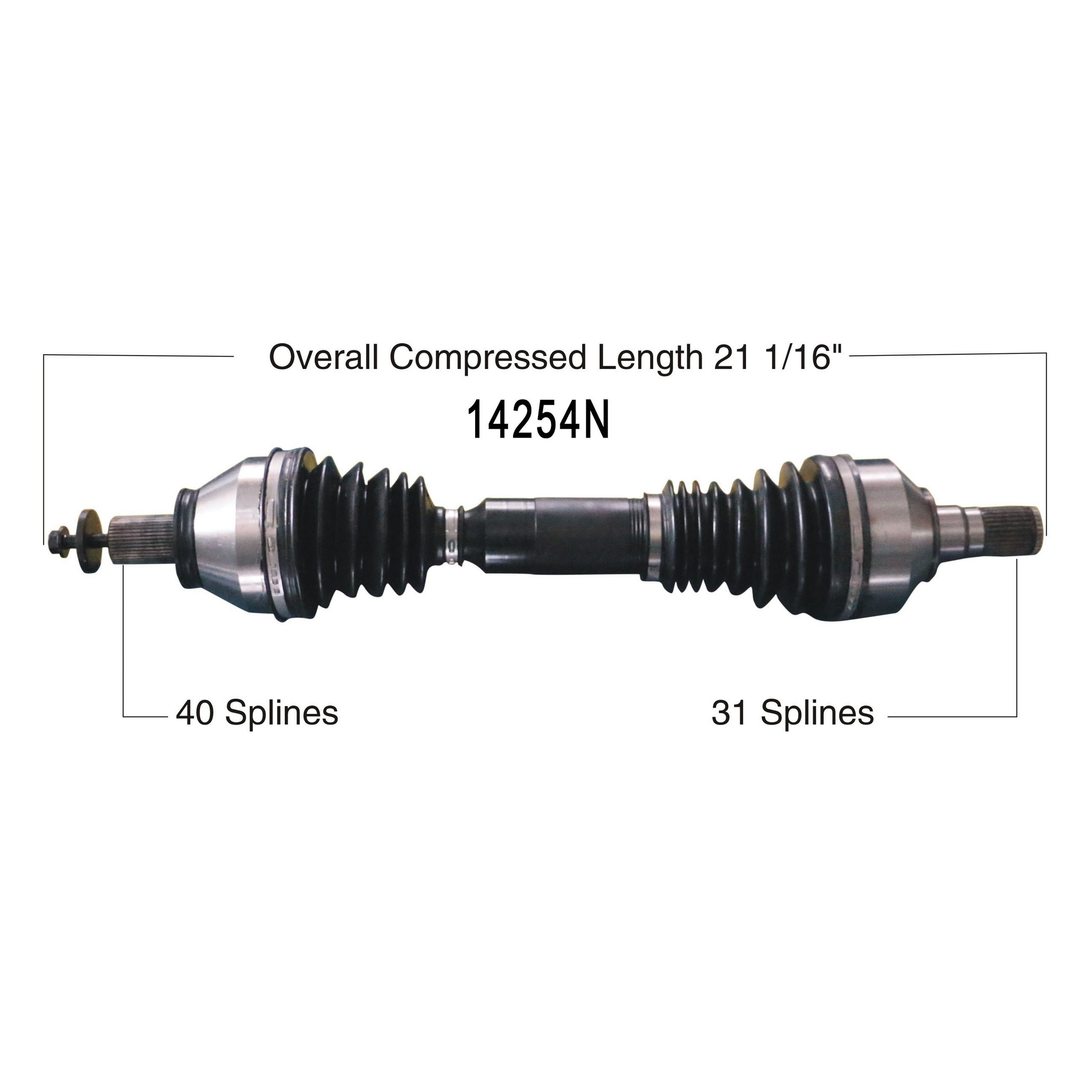 Duralast Gold CV Axle Assembly 14254N | AutoZone