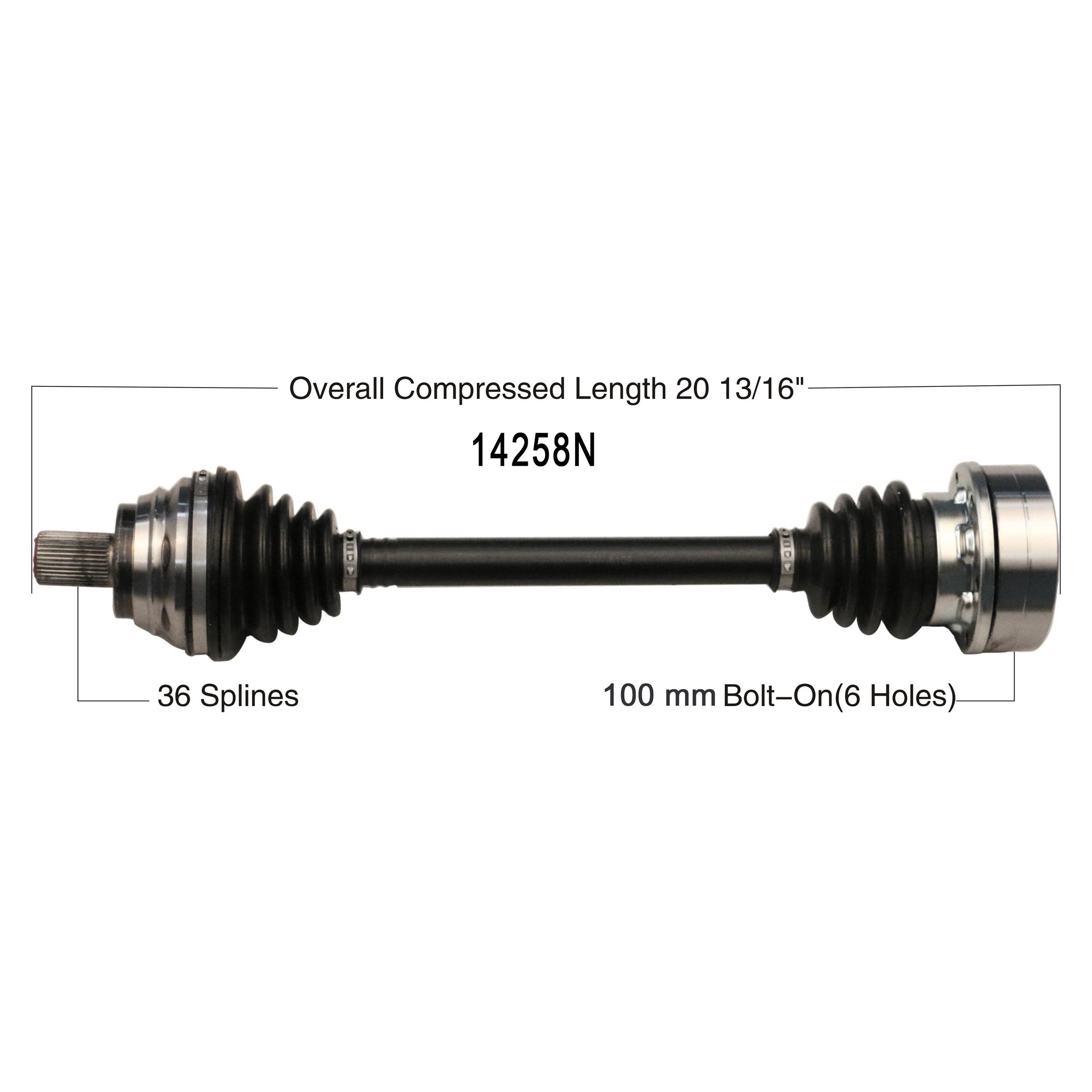 Duralast Gold CV Axle Assembly 14258N | AutoZone