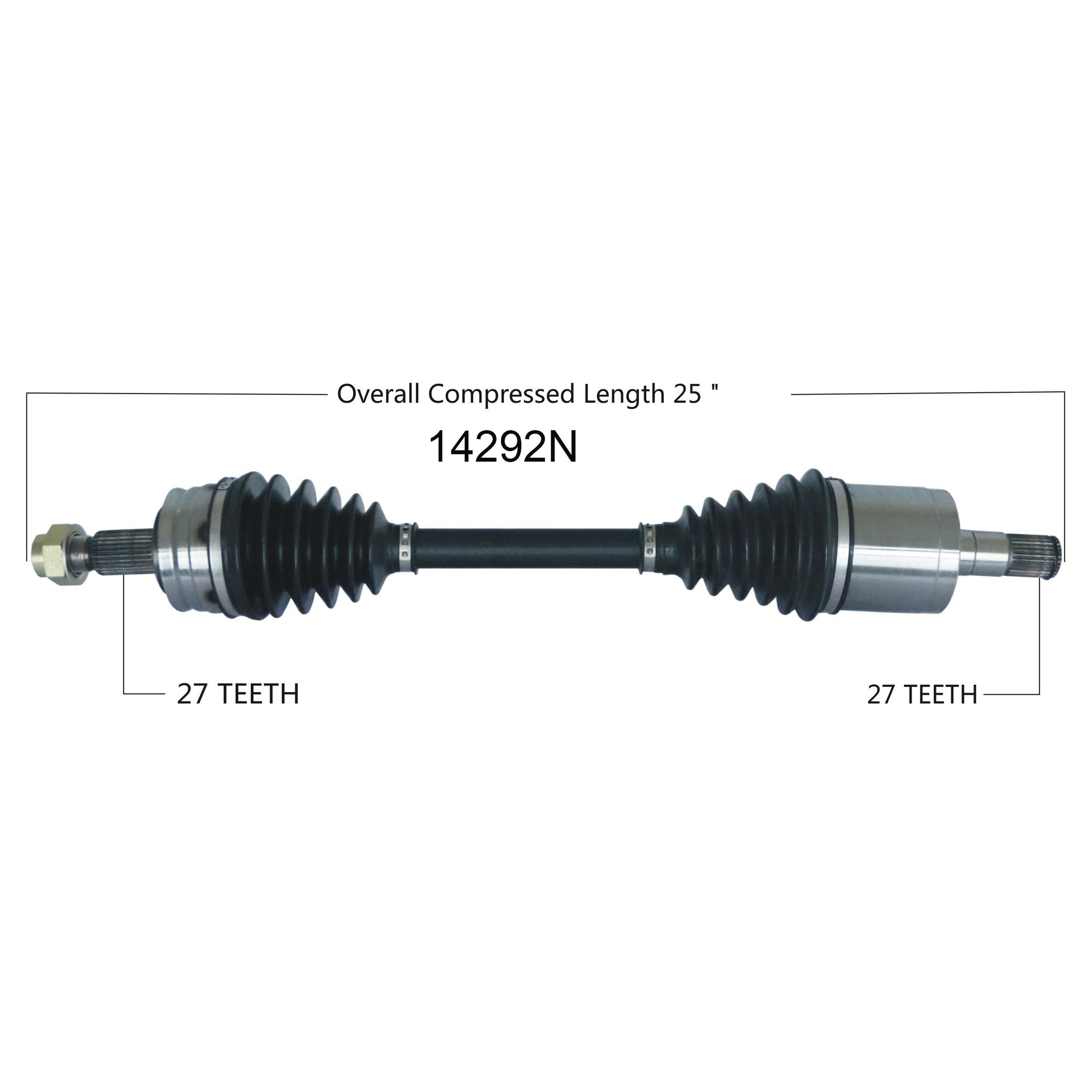 左肘シエーズロング ダンテw1504 Duralast Gold CV Axle Assembly 14292N | AutoZone