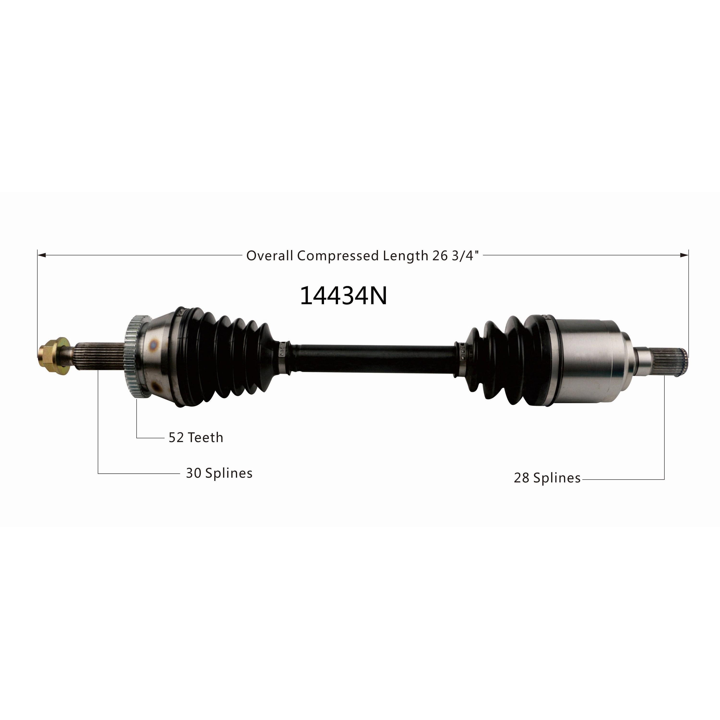 Duralast Gold CV Axle Assembly 14434N | AutoZone