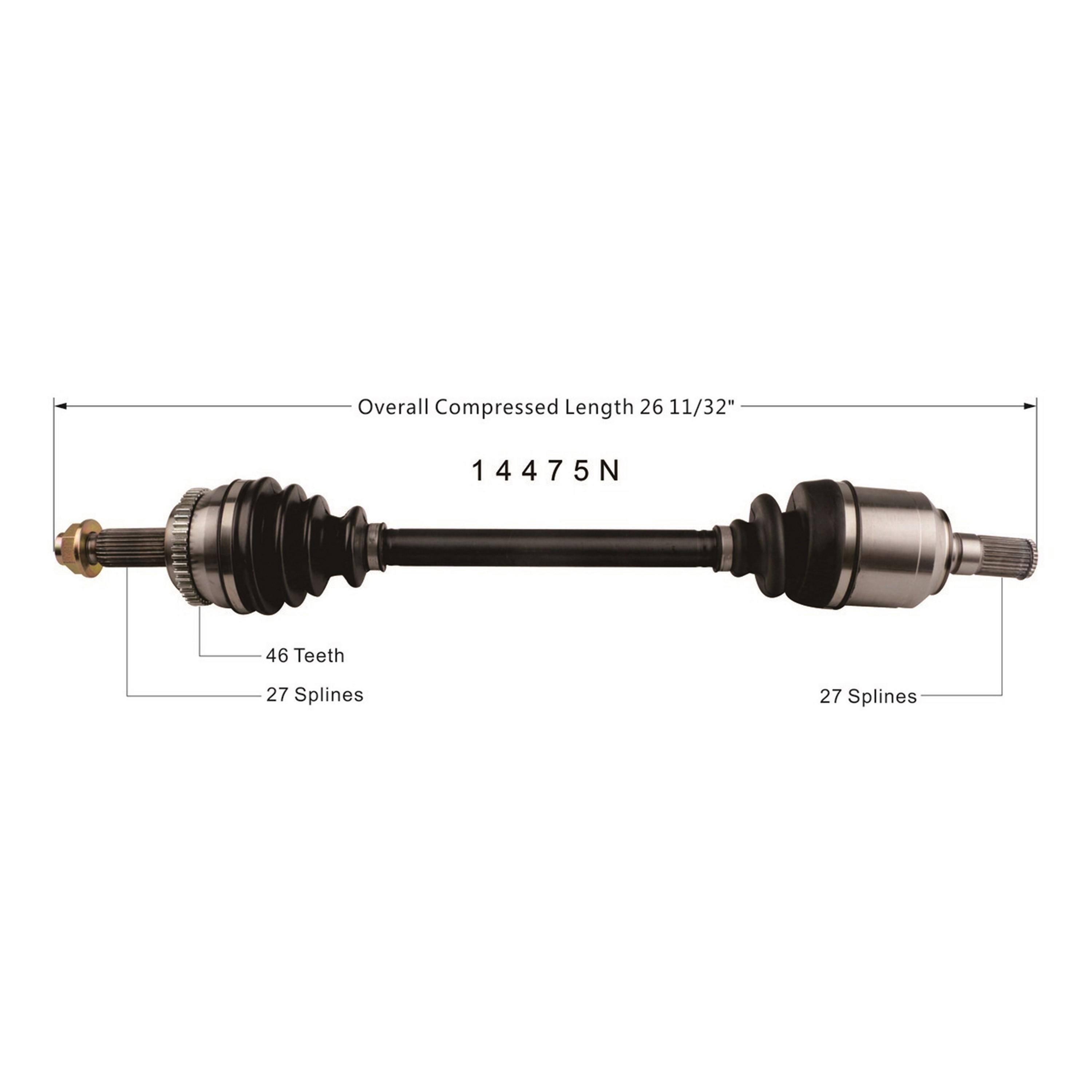 Duralast Gold CV Axle Assembly 14475N | AutoZone