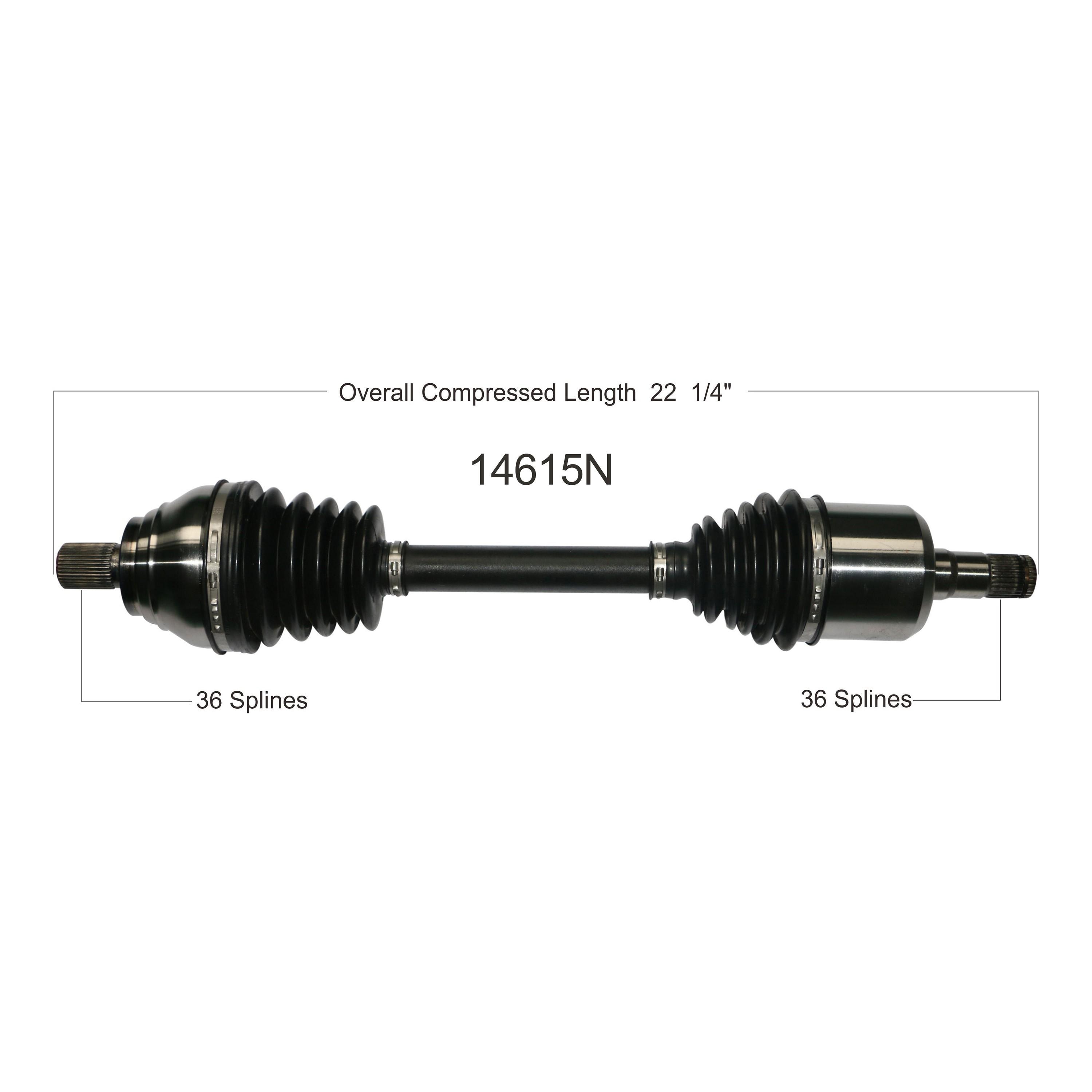 Duralast Gold CV Axle Assembly 14615N | AutoZone