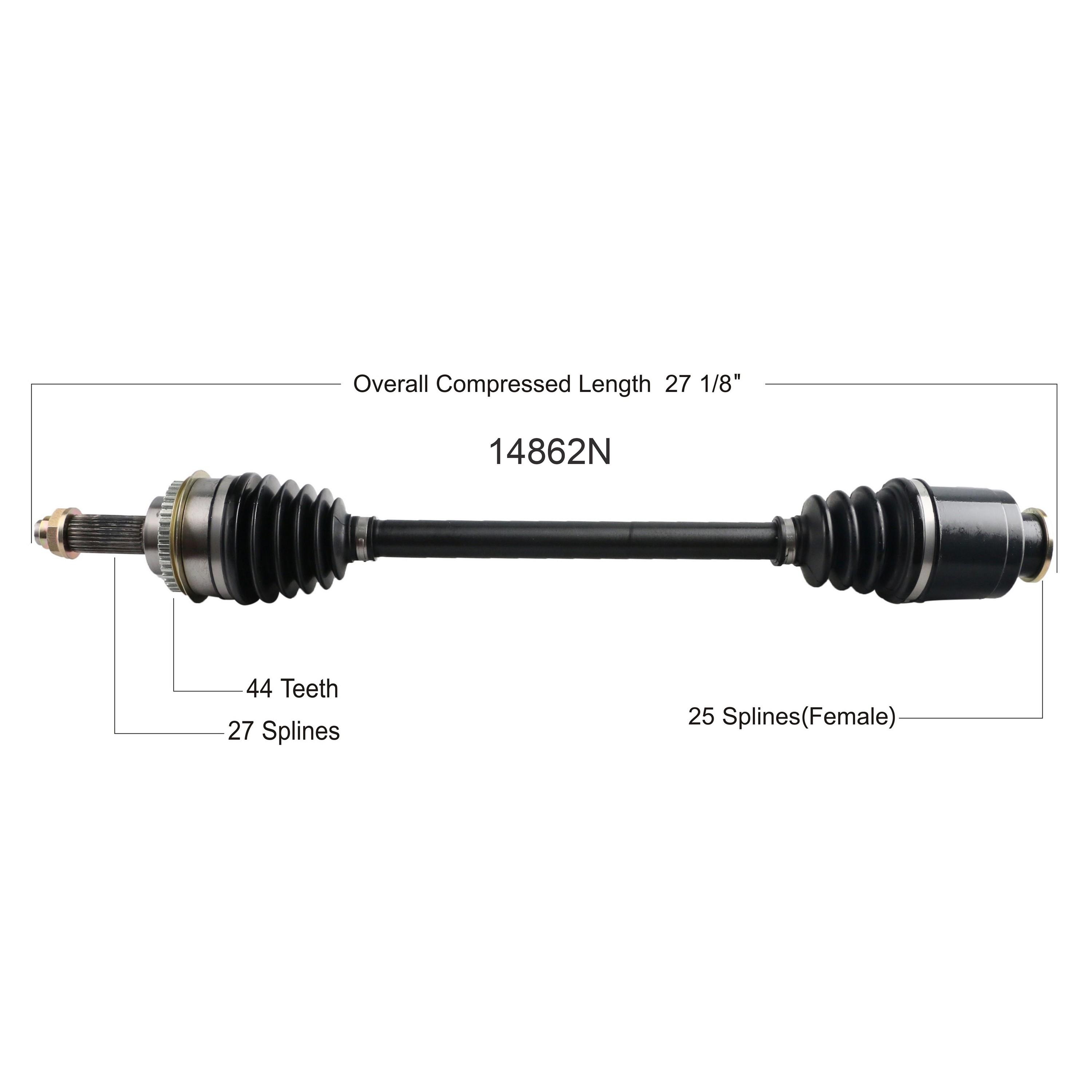 Duralast Gold CV Axle Assembly 14862N | AutoZone