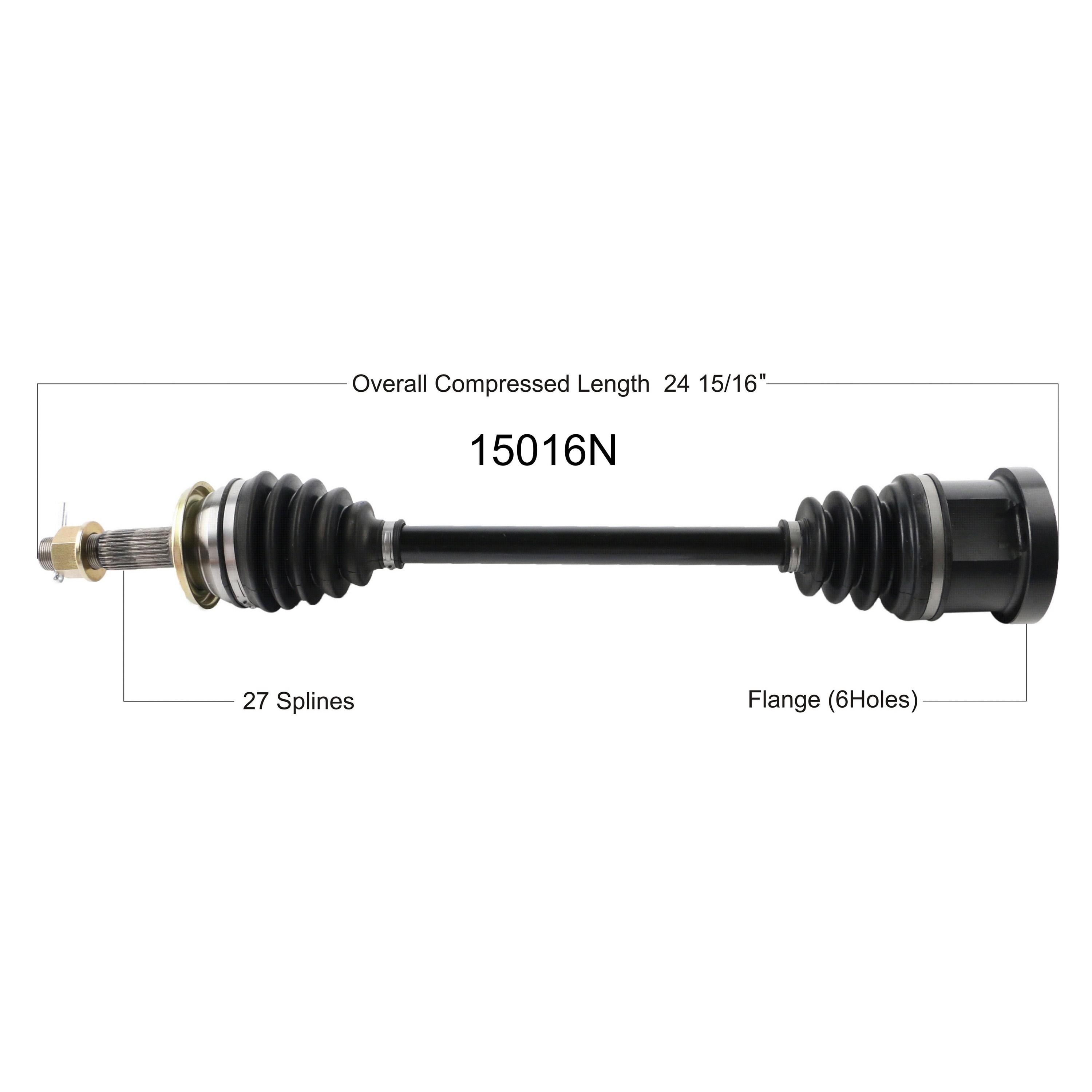 Duralast Gold CV Axle Assembly 15016N | AutoZone