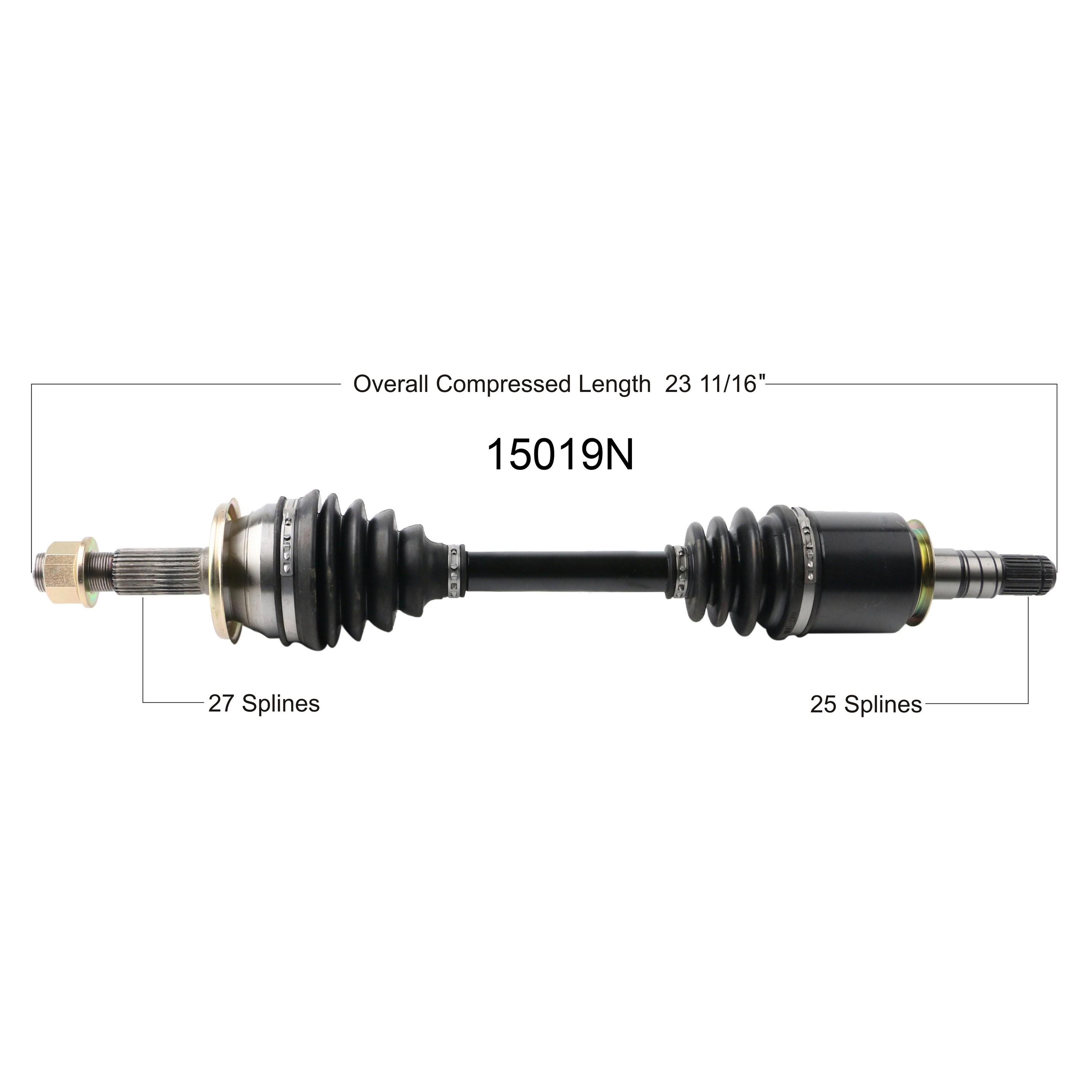 Duralast Gold CV Axle Assembly 15019N | AutoZone