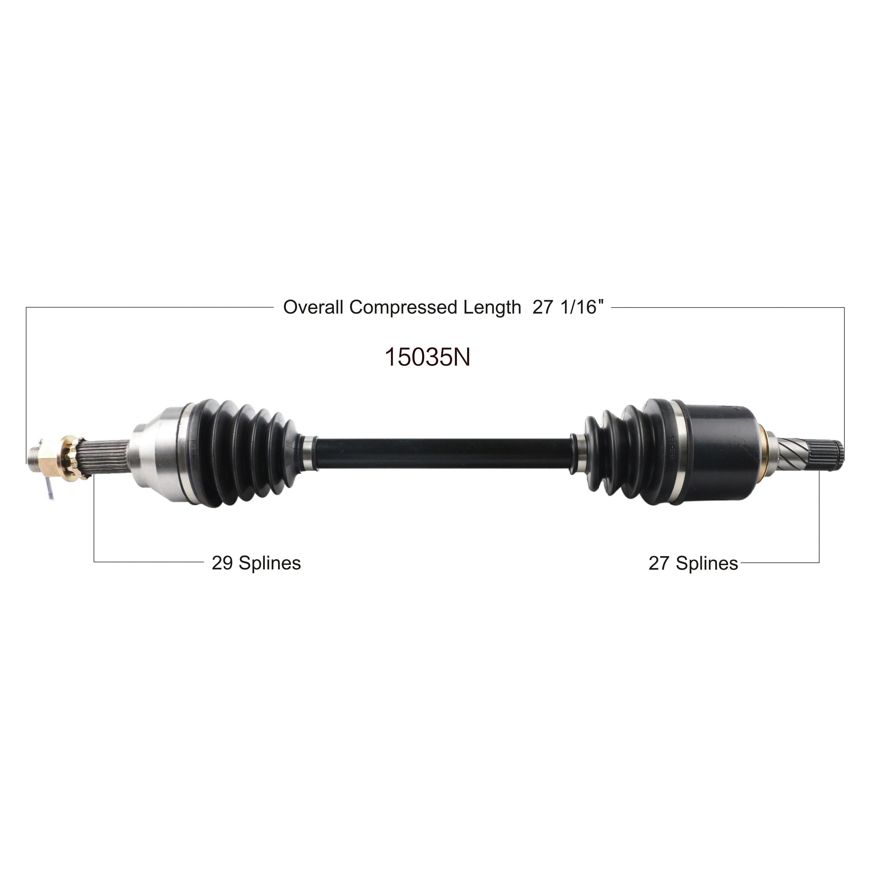 Duralast Gold CV Axle Assembly 15035N | AutoZone