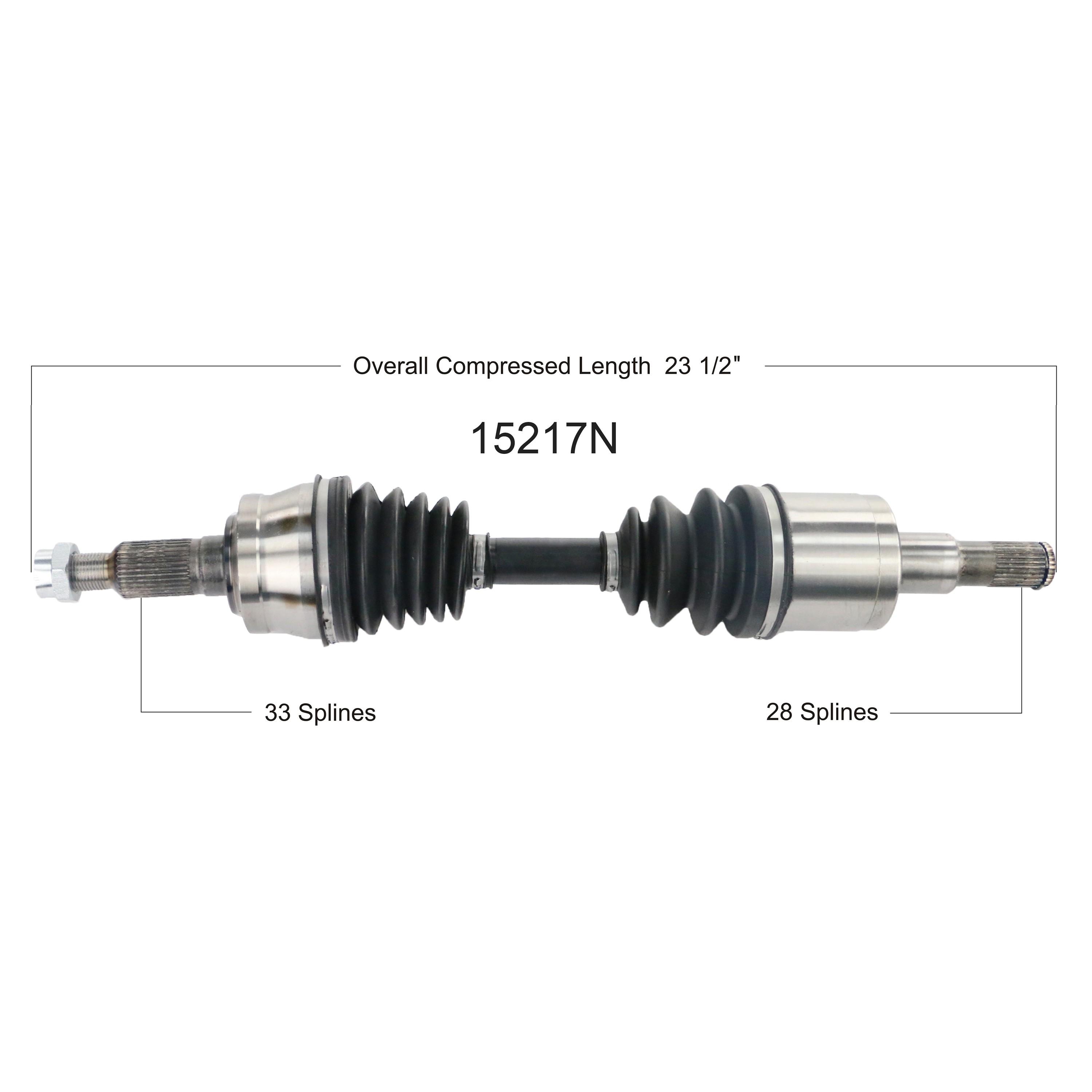 Duralast Gold CV Axle Assembly 15217N | AutoZone
