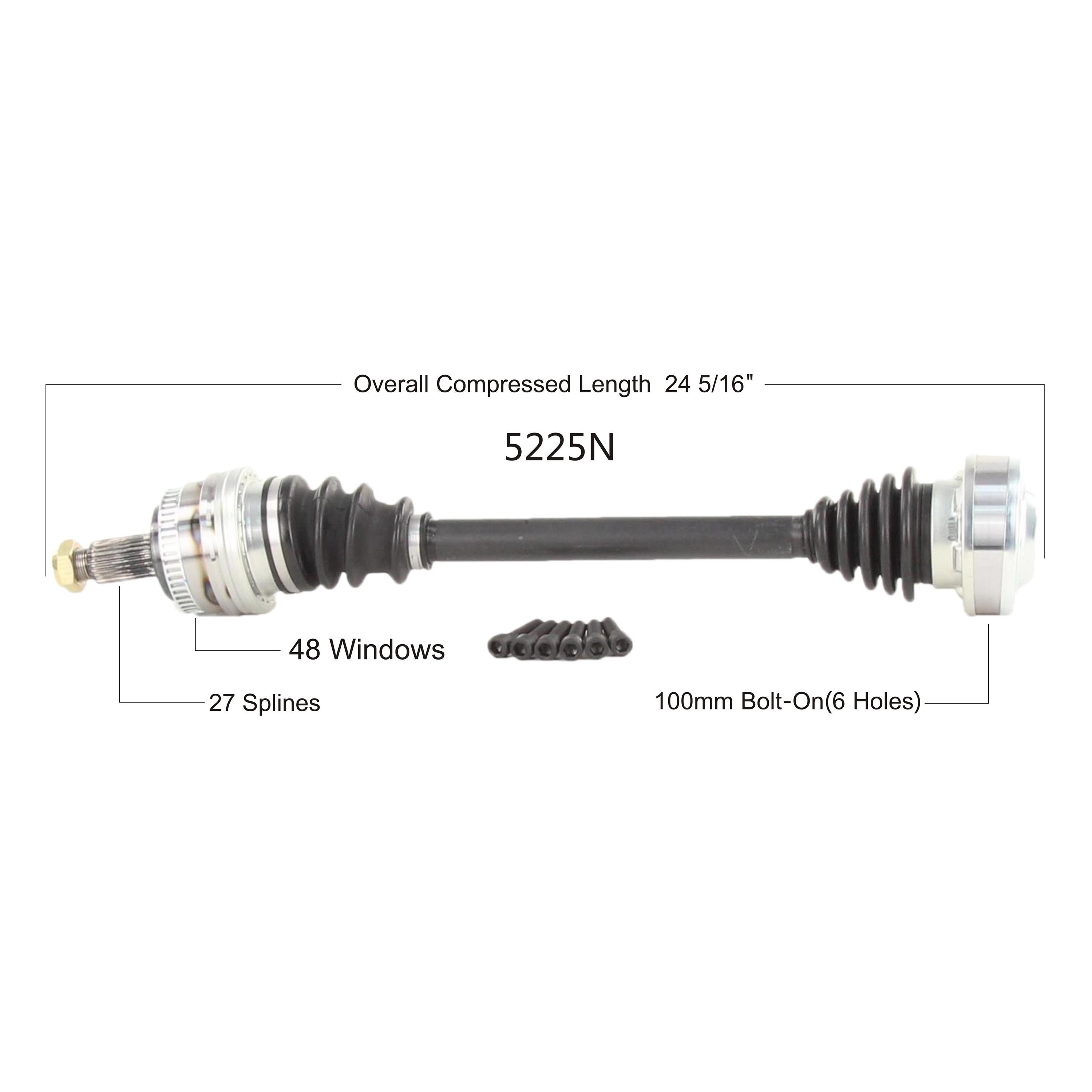 Duralast Gold CV Axle Assembly 5225N | AutoZone