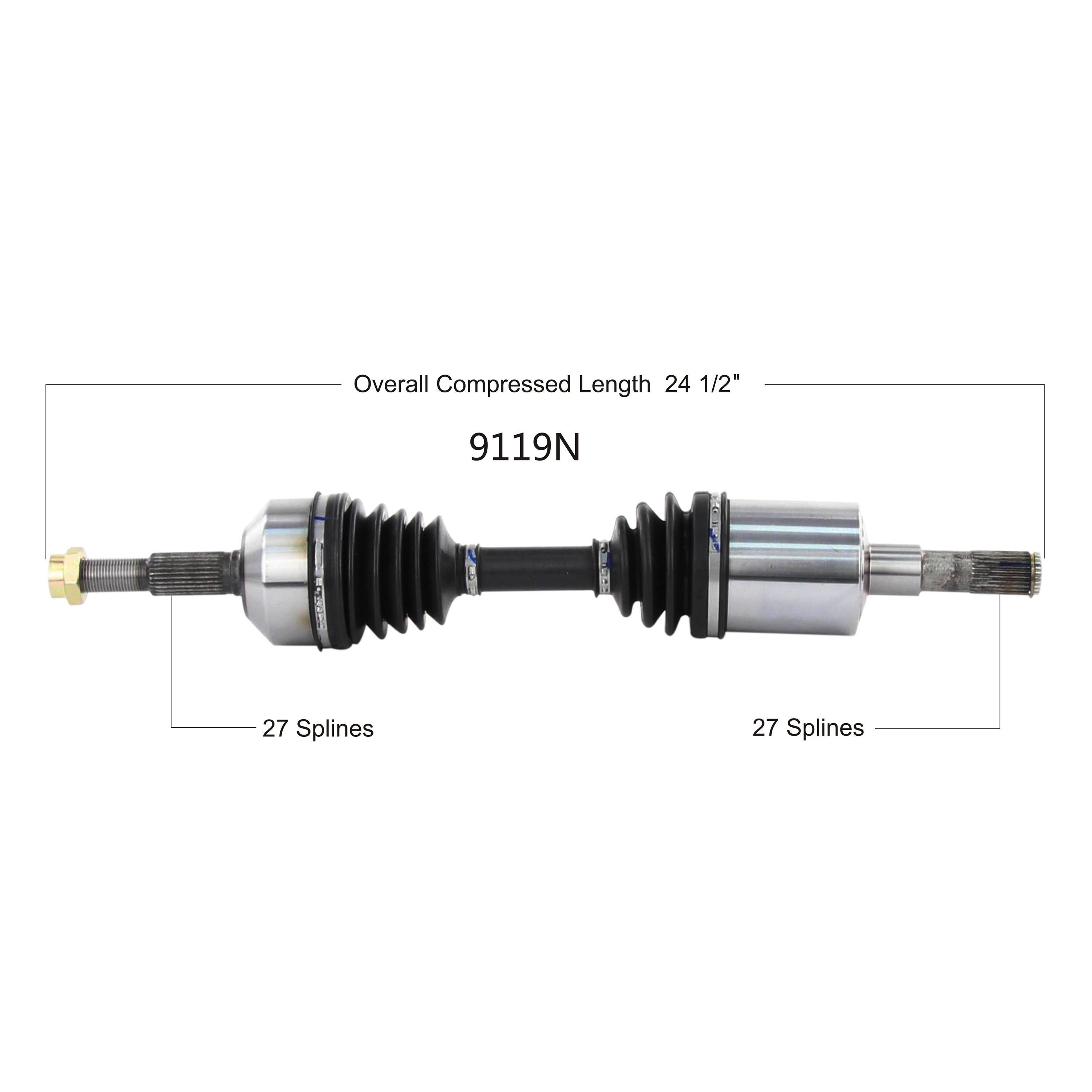 Duralast Gold CV Axle Assembly 9119N | AutoZone