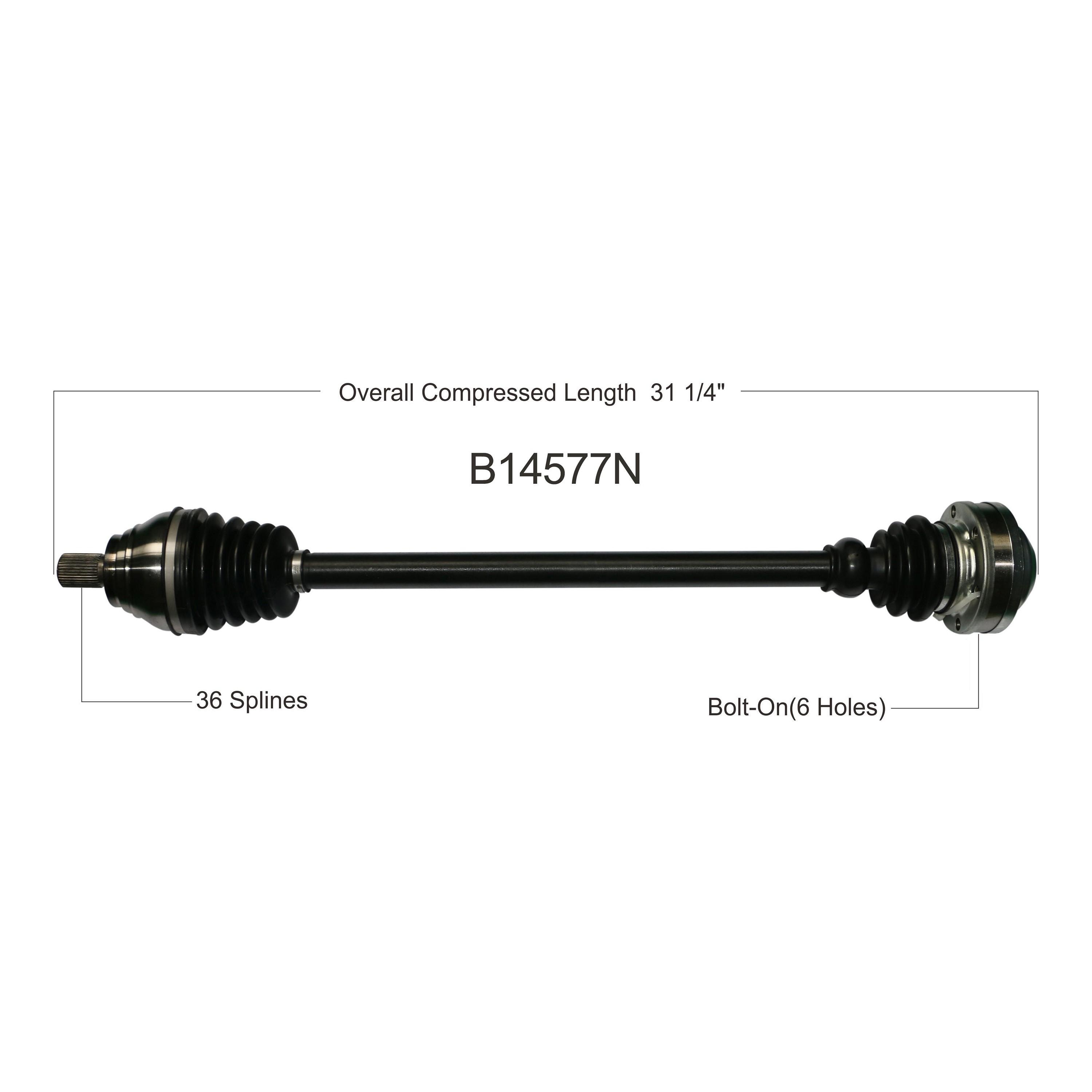 Duralast Gold CV Axle Assembly B14577N | AutoZone