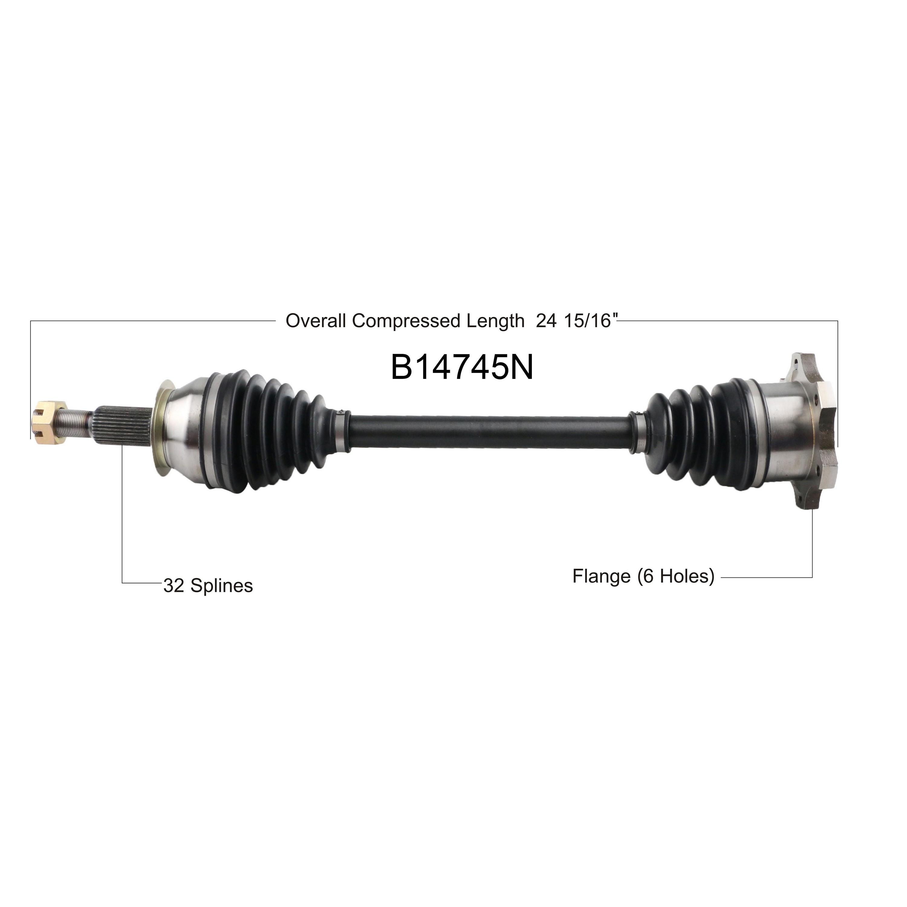 Duralast Gold CV Axle Assembly B14745N | AutoZone