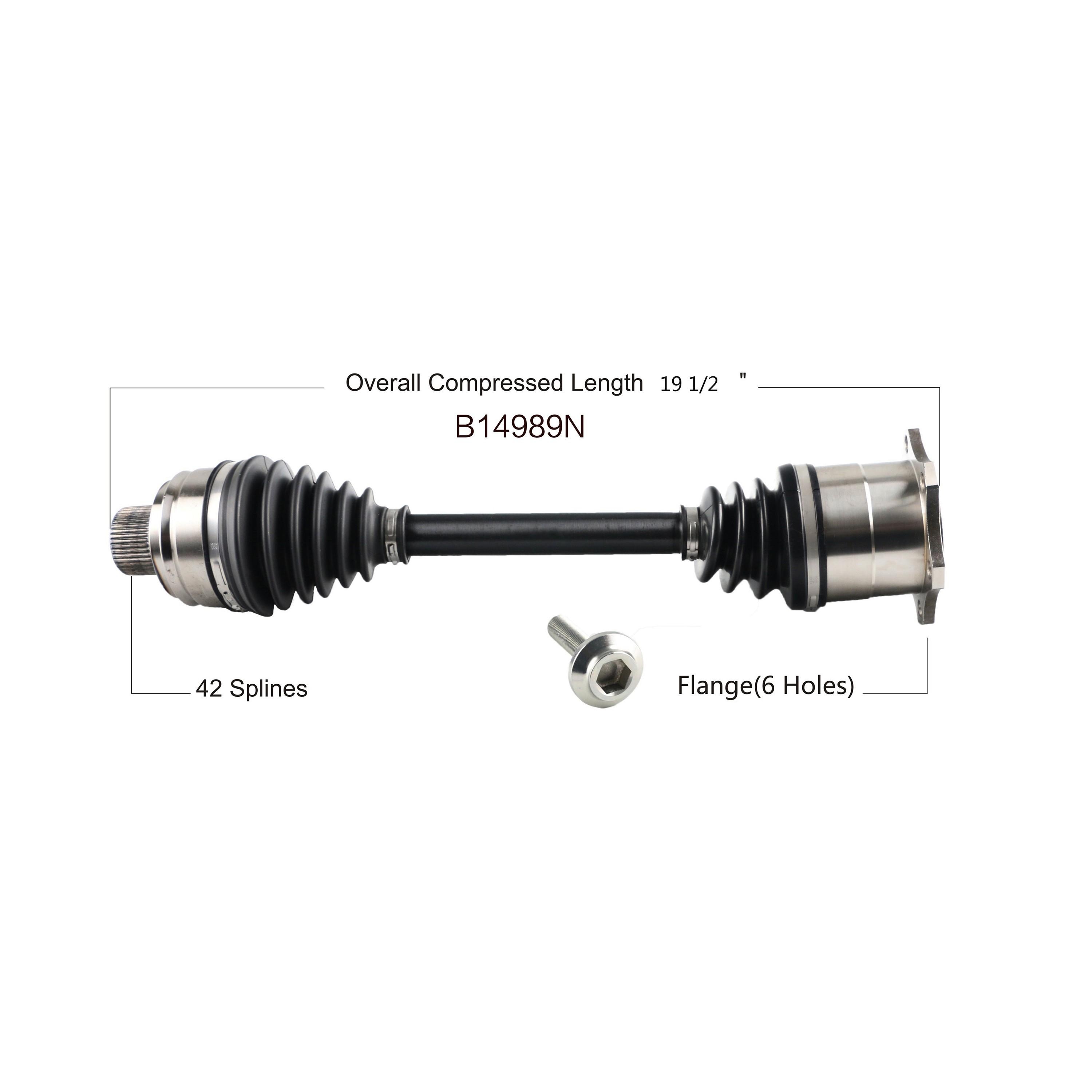 Duralast Gold CV Axle Assembly B14989N | AutoZone
