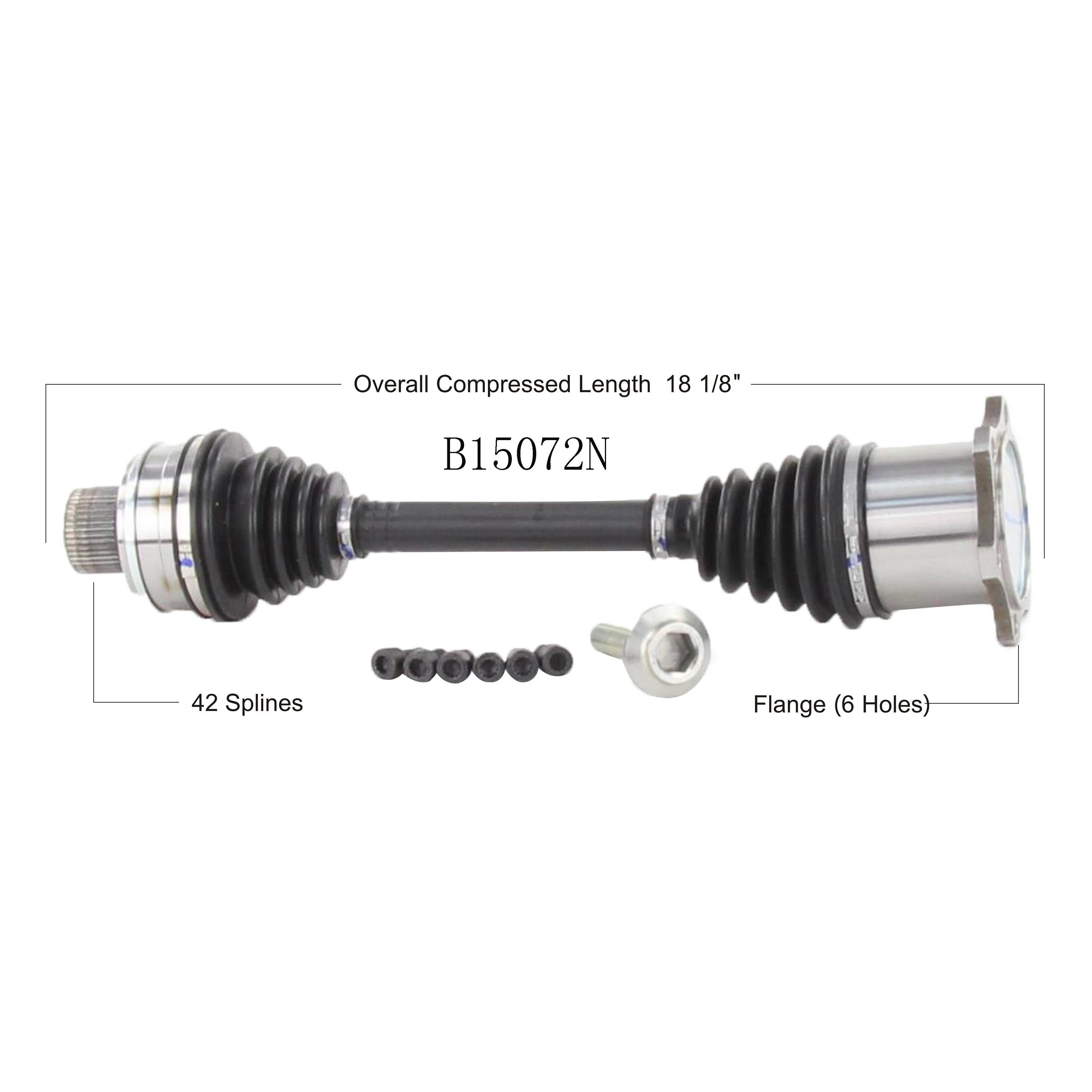 Duralast Gold CV Axle Assembly B15072N | AutoZone