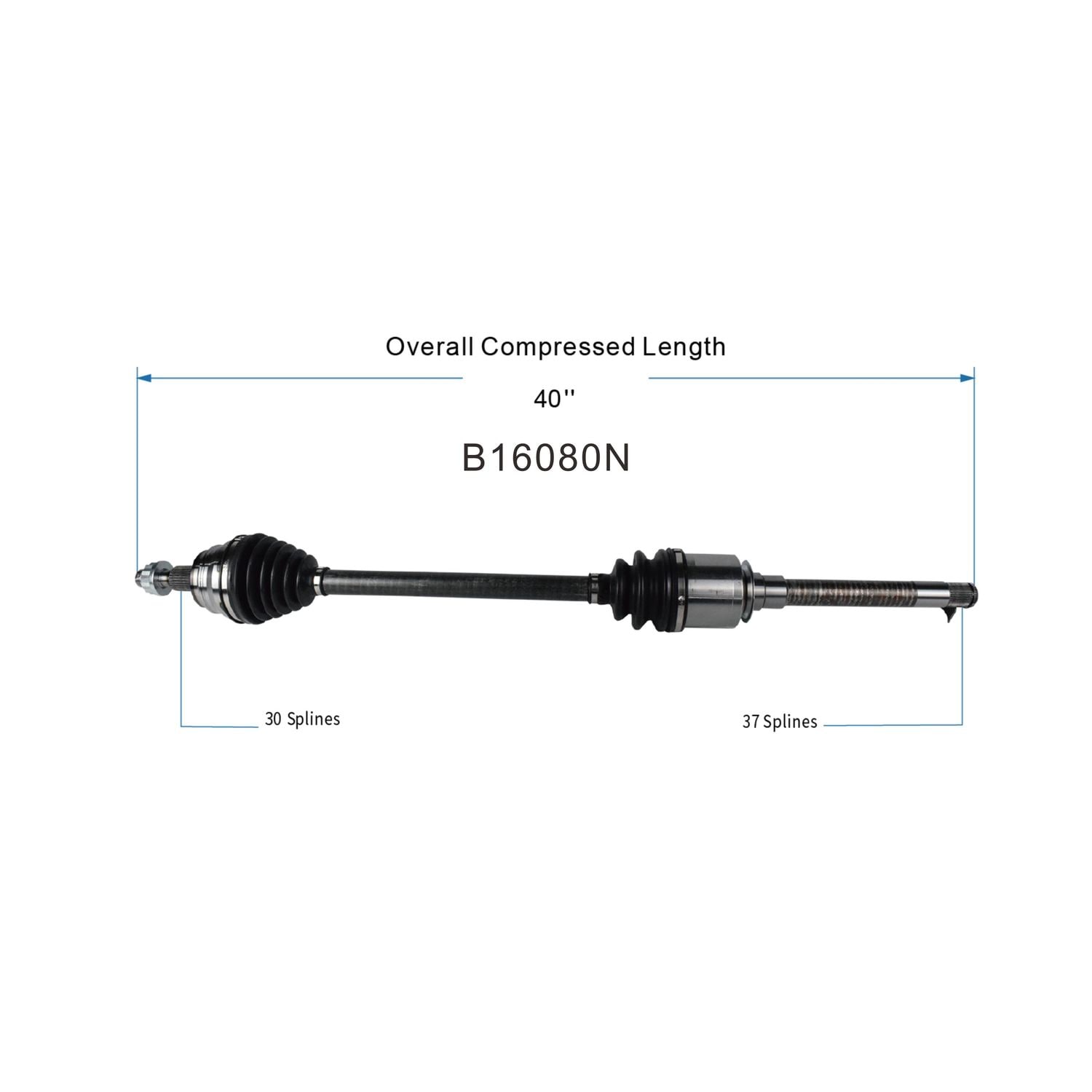 Duralast Gold CV Axle Assembly B16080N | AutoZone