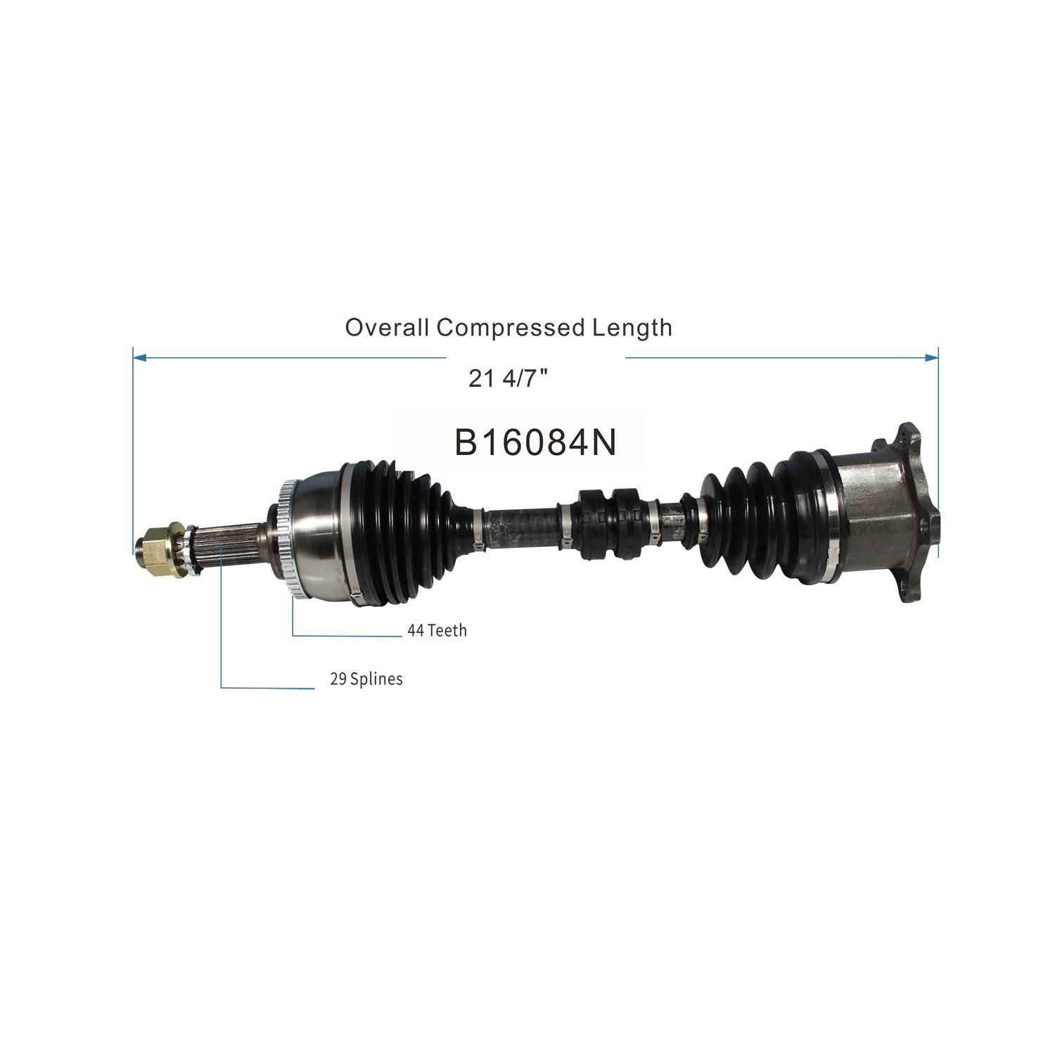 Duralast Gold CV Axle Assembly B16084N | AutoZone