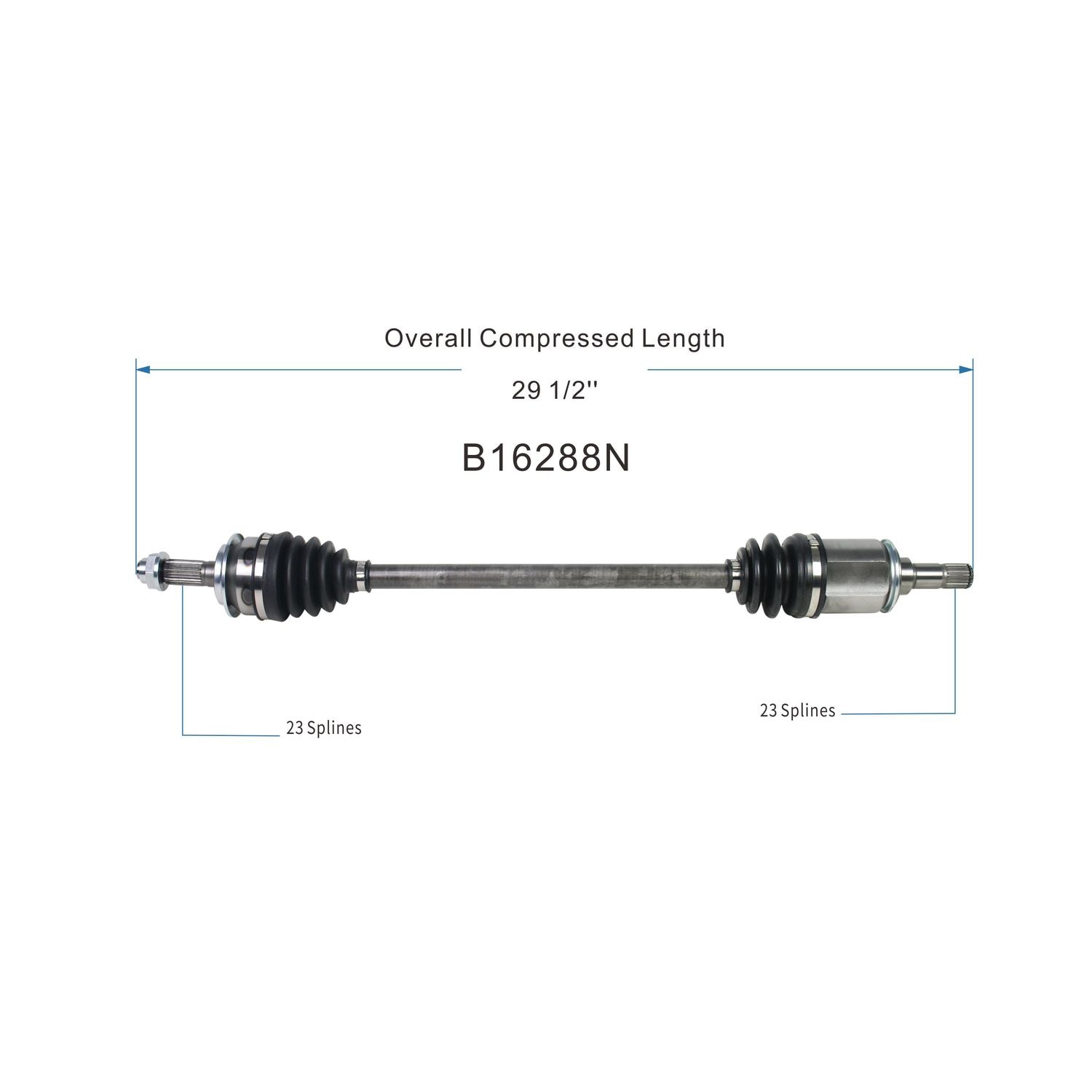 Duralast Gold CV Axle Assembly B16288N | AutoZone
