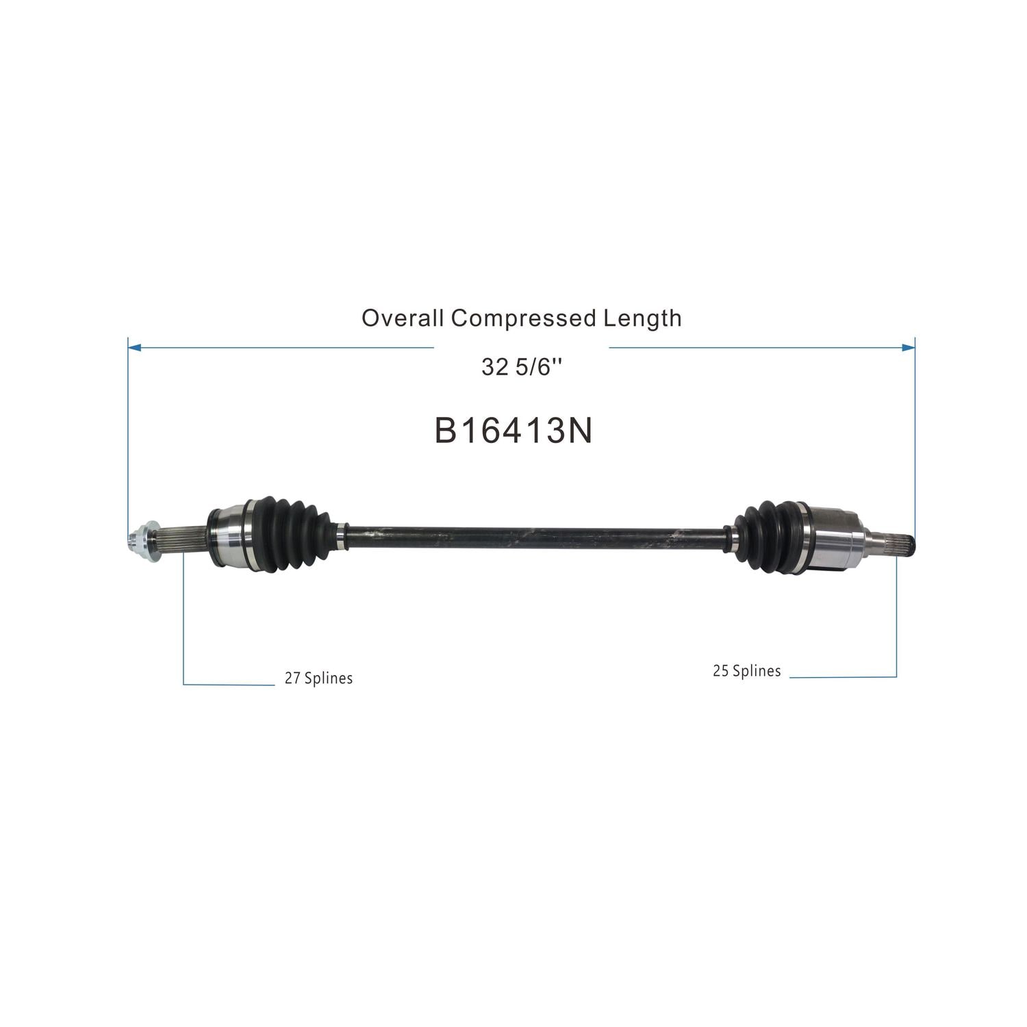 2,500円お安く!◎ラスト1◎Volan All-round◎8.5インチ Duralast Gold CV Axle Assembly B16413N | AutoZone