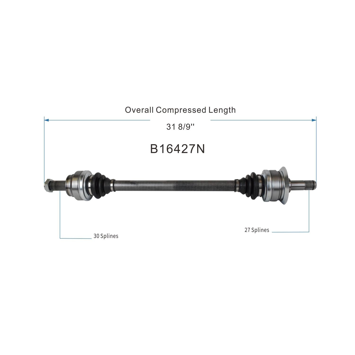 Duralast Gold CV Axle Assembly B16427N | AutoZone