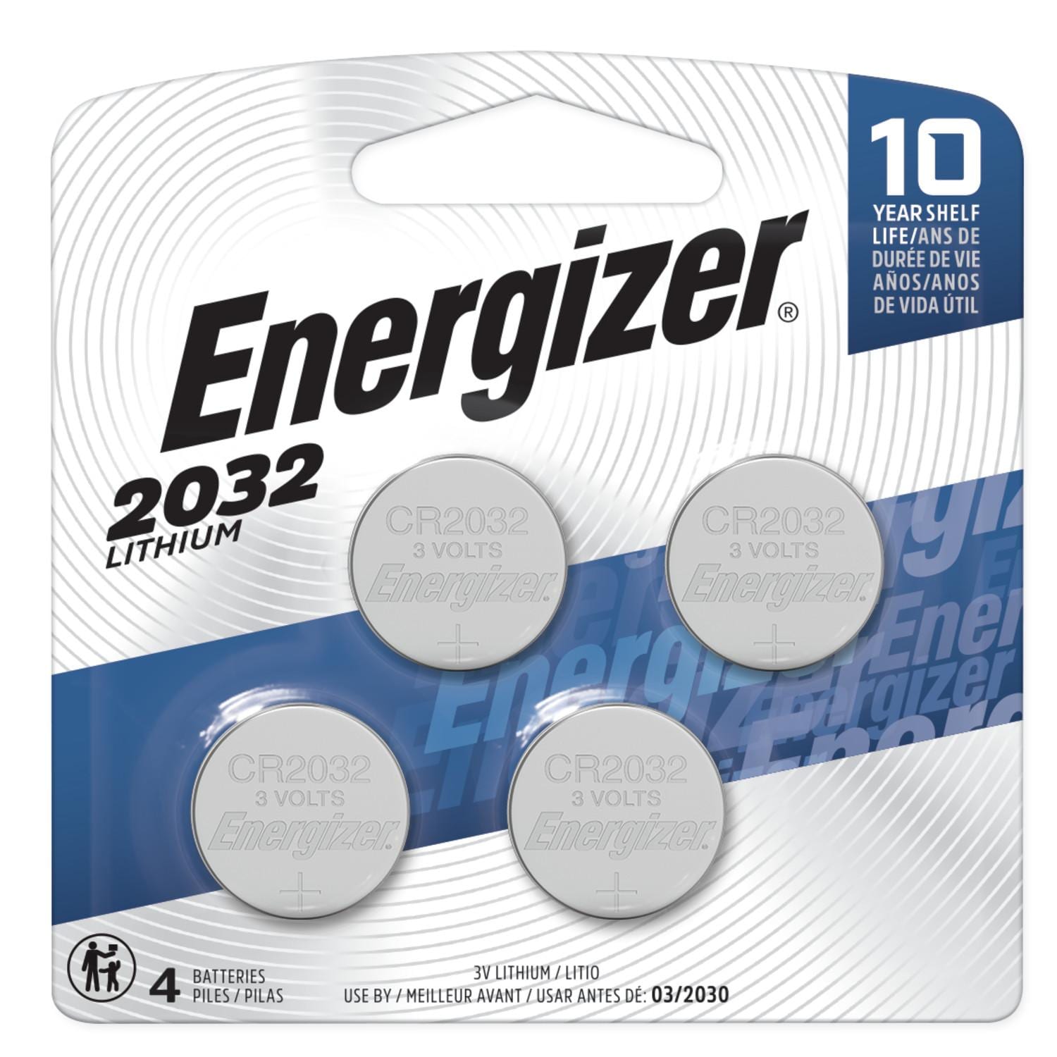 Energizer Button Cell Battery 2032BP-4 | AutoZone