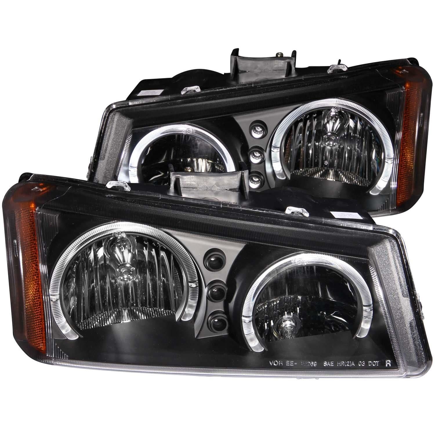 Anzo USA 121102 Projector Headlight Set With Halo – Fits 2004-2006 Lancer