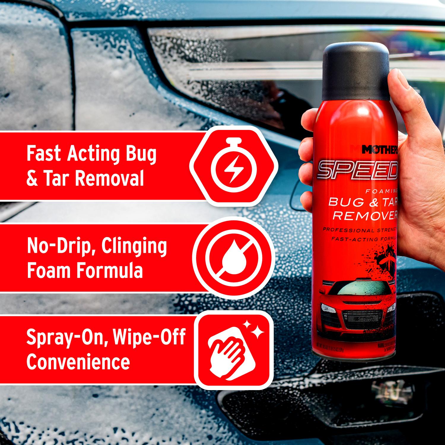 【新品】Amway BUG&TAR REMOVER スポットクレンジングスプレー Mothers SPEED Foaming Bug and Tar Remover 18.5oz | AutoZone