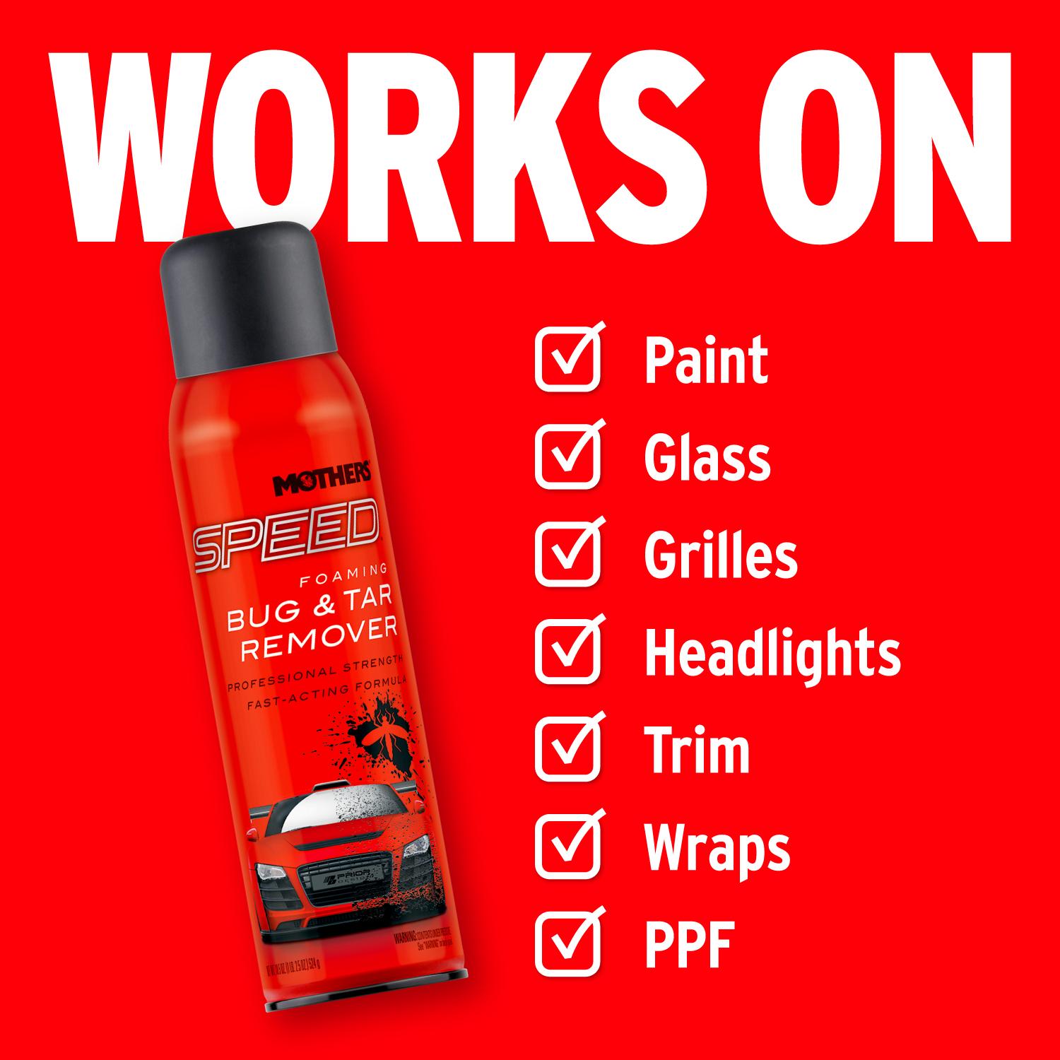 Mothers SPEED Foaming Bug and Tar Remover 18.5oz | AutoZone