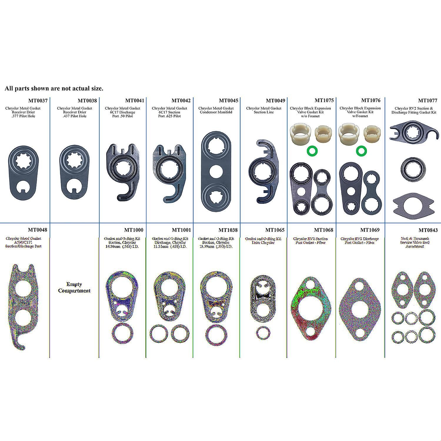 Santech A/C System O-Ring and Gasket Kit MT9616 for GMC P4500