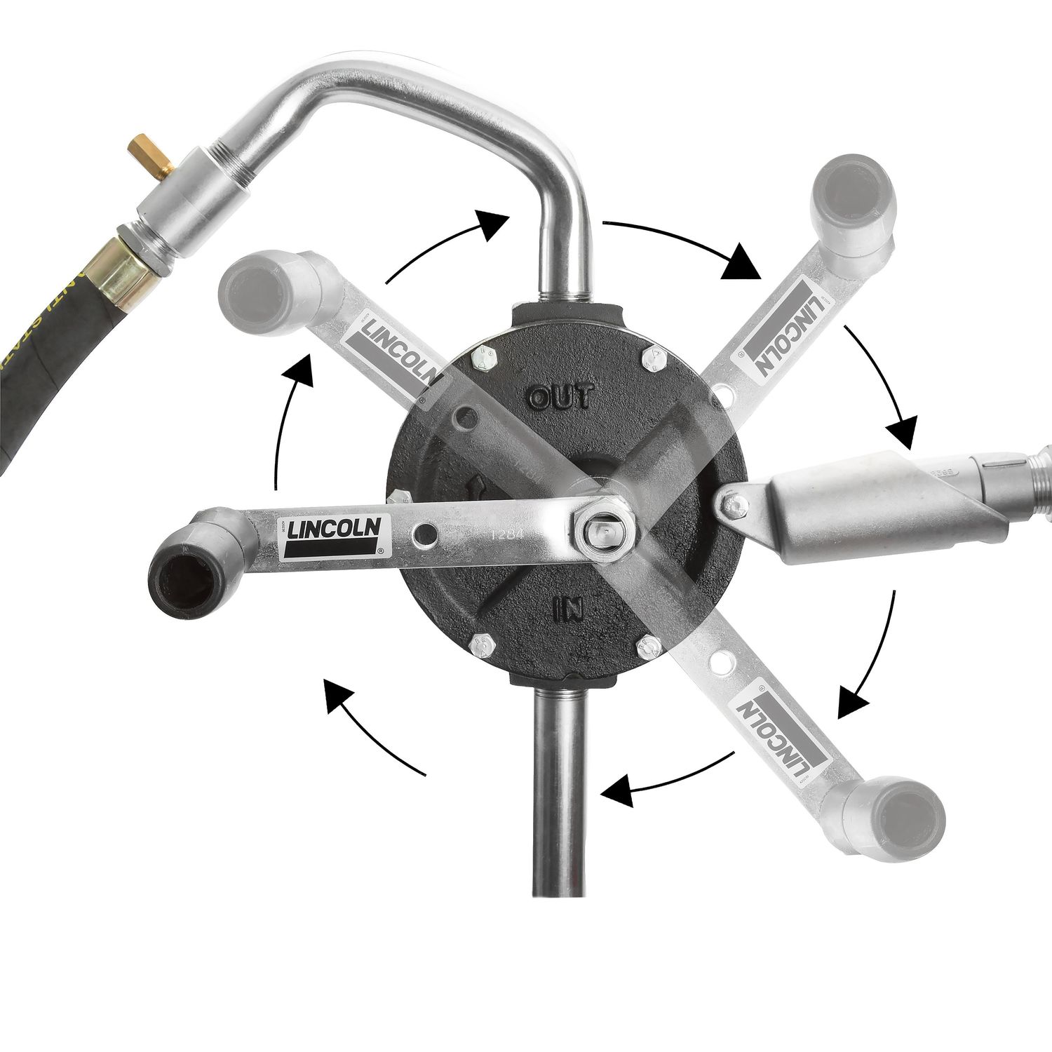 Lincoln 55 Gallon Manual Rotary Pump | AutoZone