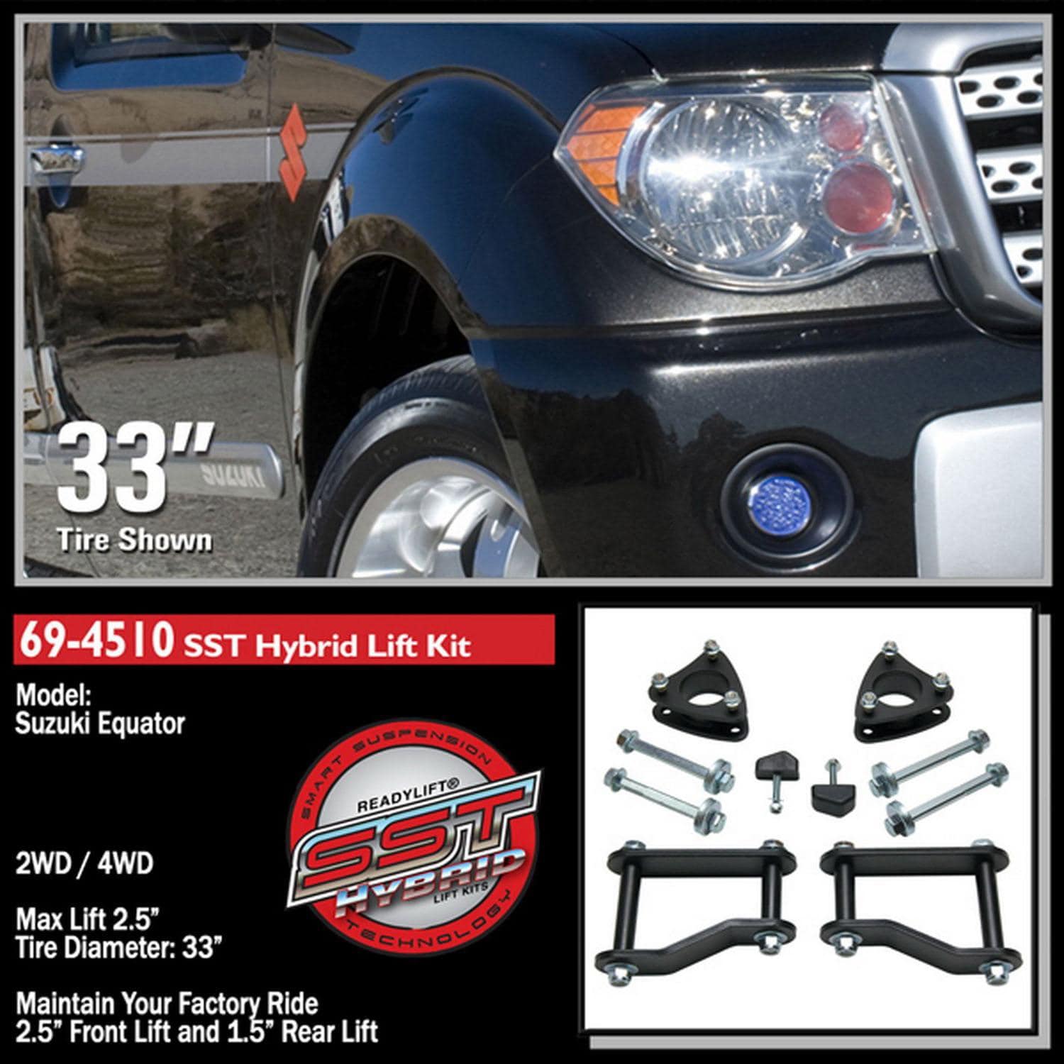 ReadyLift Suspension Lift Kit 69-4510 | AutoZone