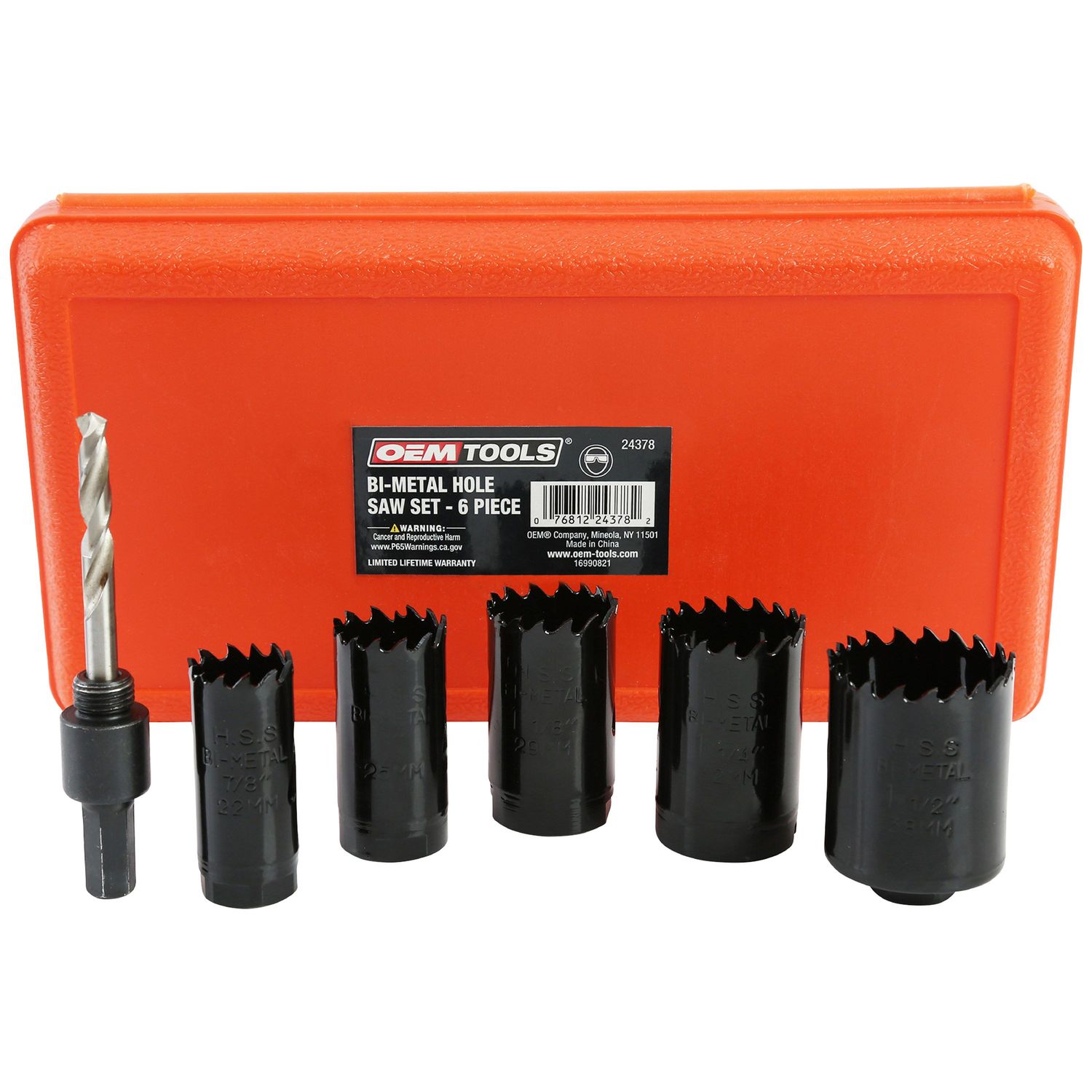 OEMTOOLS Hole Saw Set 24378 | AutoZone