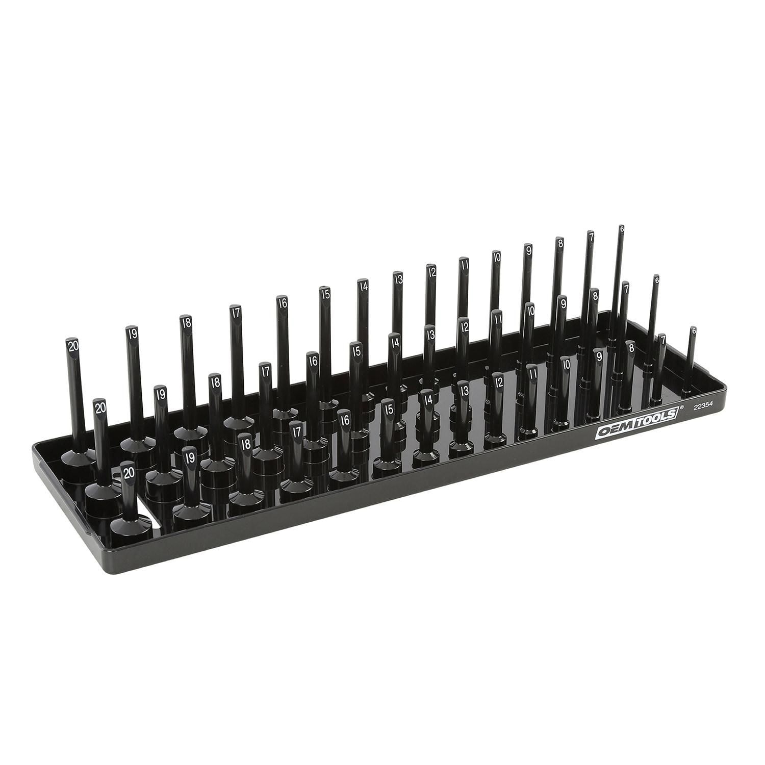 OEMTOOLS 3/8in Drive 3 Post Metric Socket Tray | AutoZone