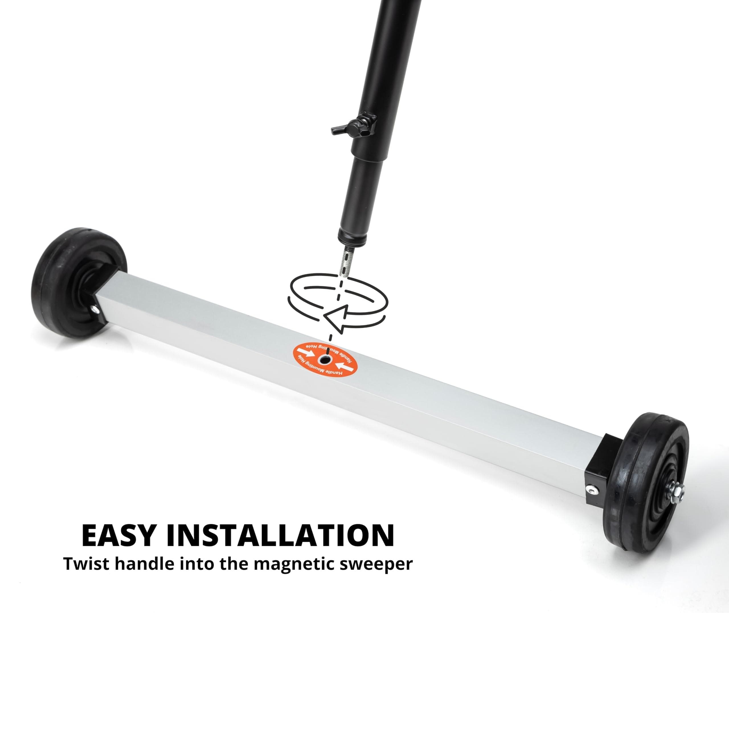 NEIKO 17in Mini Rolling Magnetic Sweeper | AutoZone