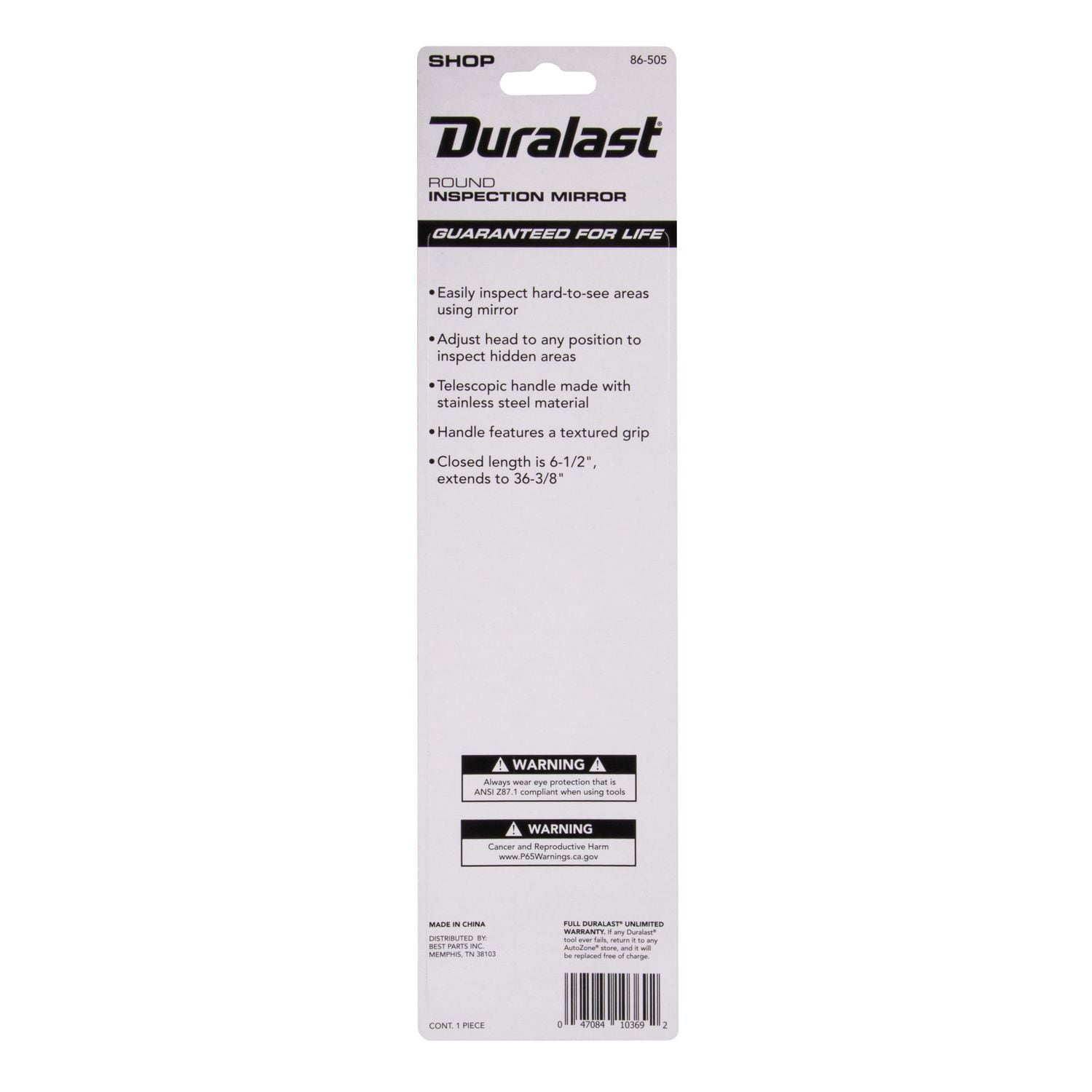 Duralast 2in Round Mirror Telescope | AutoZone
